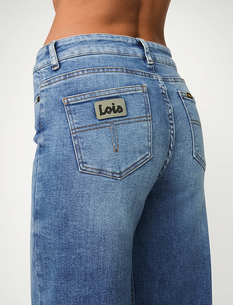 Lois Jeans - Palazzo - hosen mit weitem bein - 8047 mallow stone - 5