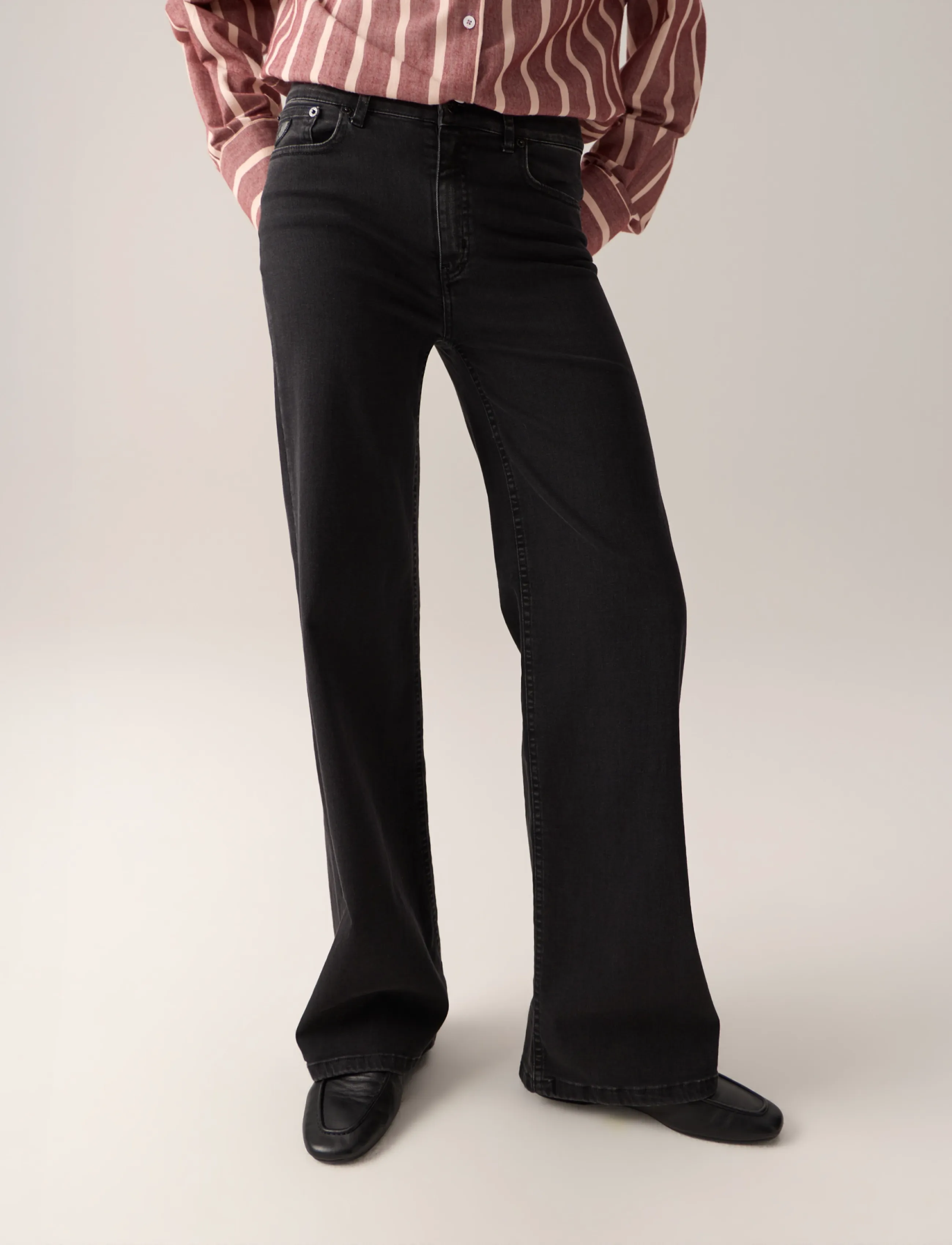 Lois Jeans Palazzo - Lois Jeans - 8070 GISELE BLACKNESS / black