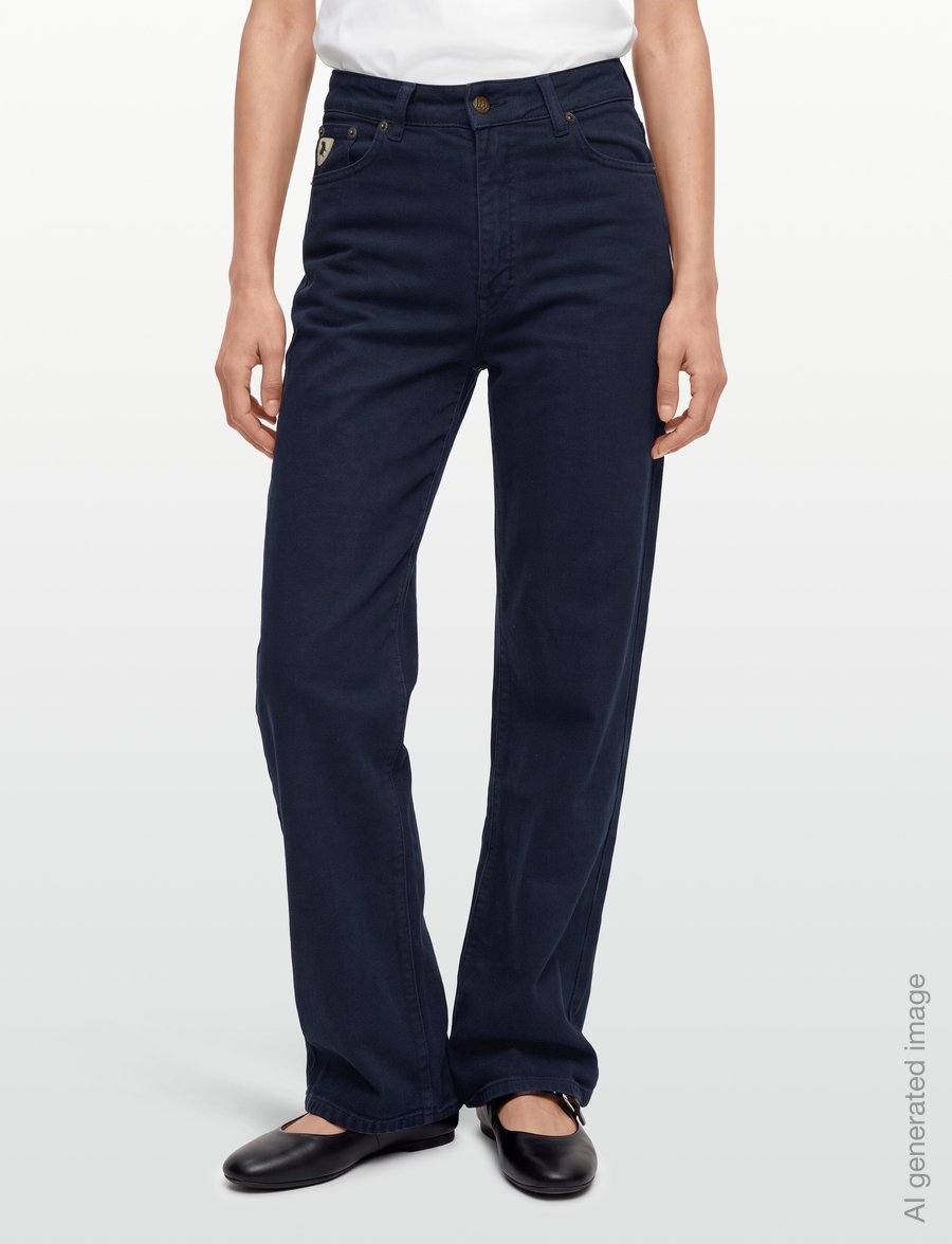Lois Jeans - Palazzo - Sponge Stretch - hosen mit weitem bein - 60 navy - 3