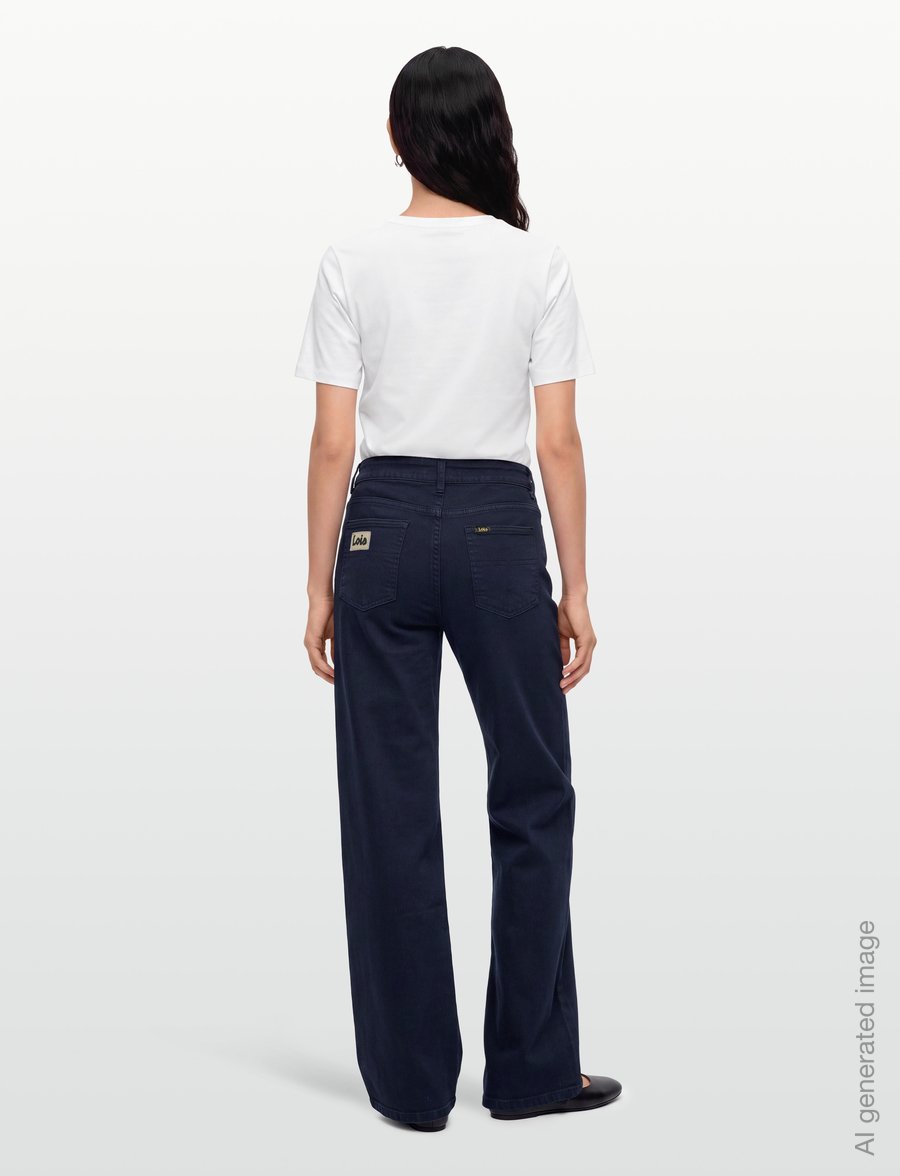 Lois Jeans - Palazzo - Sponge Stretch - hosen mit weitem bein - 60 navy - 4