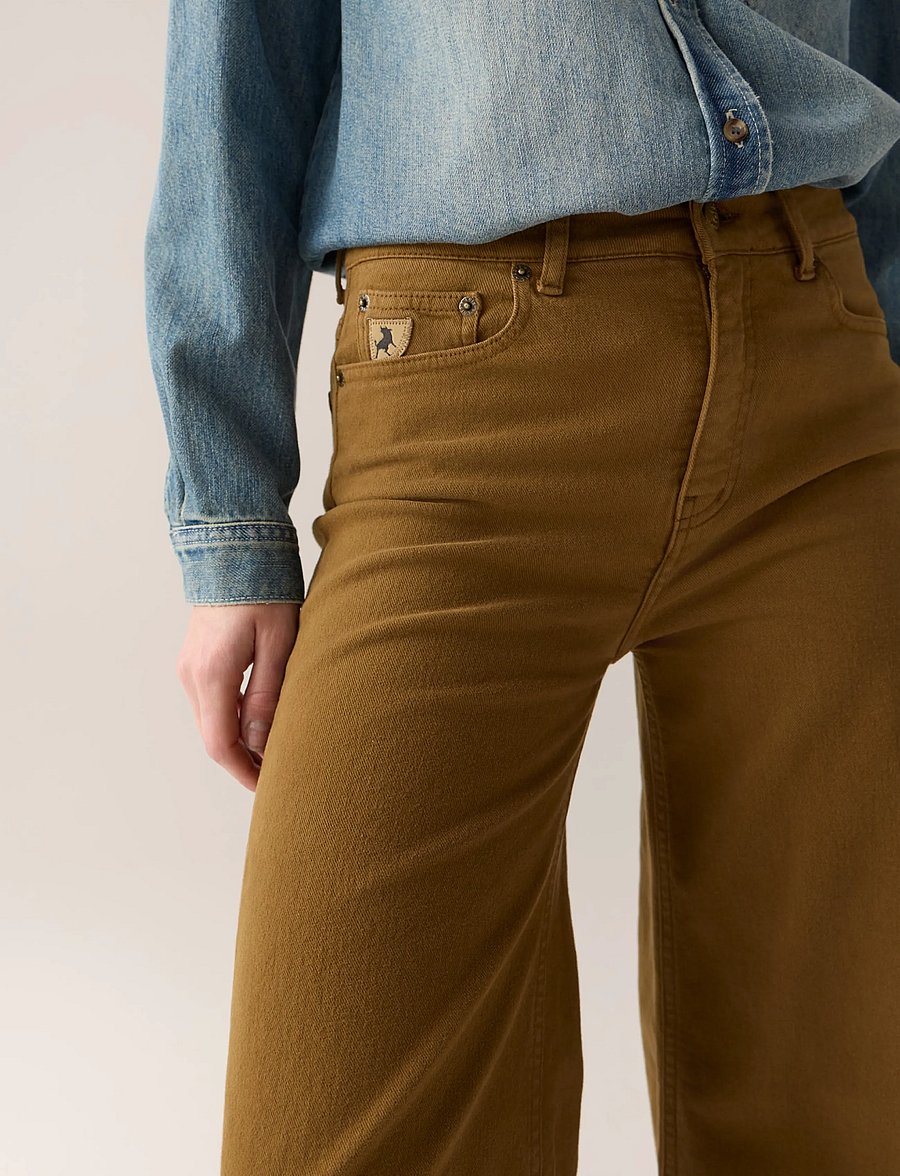 Lois Jeans - Palazzo - Sponge Stretch - laia säärega teksad - 863 golden brown - 0