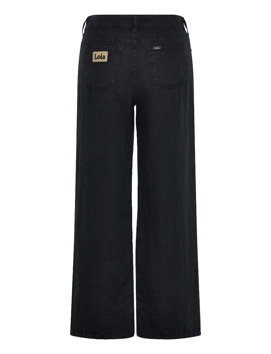 Lois Jeans - Culotte - poolpikad püksid - 8032 linen summer- 60 navy - 2