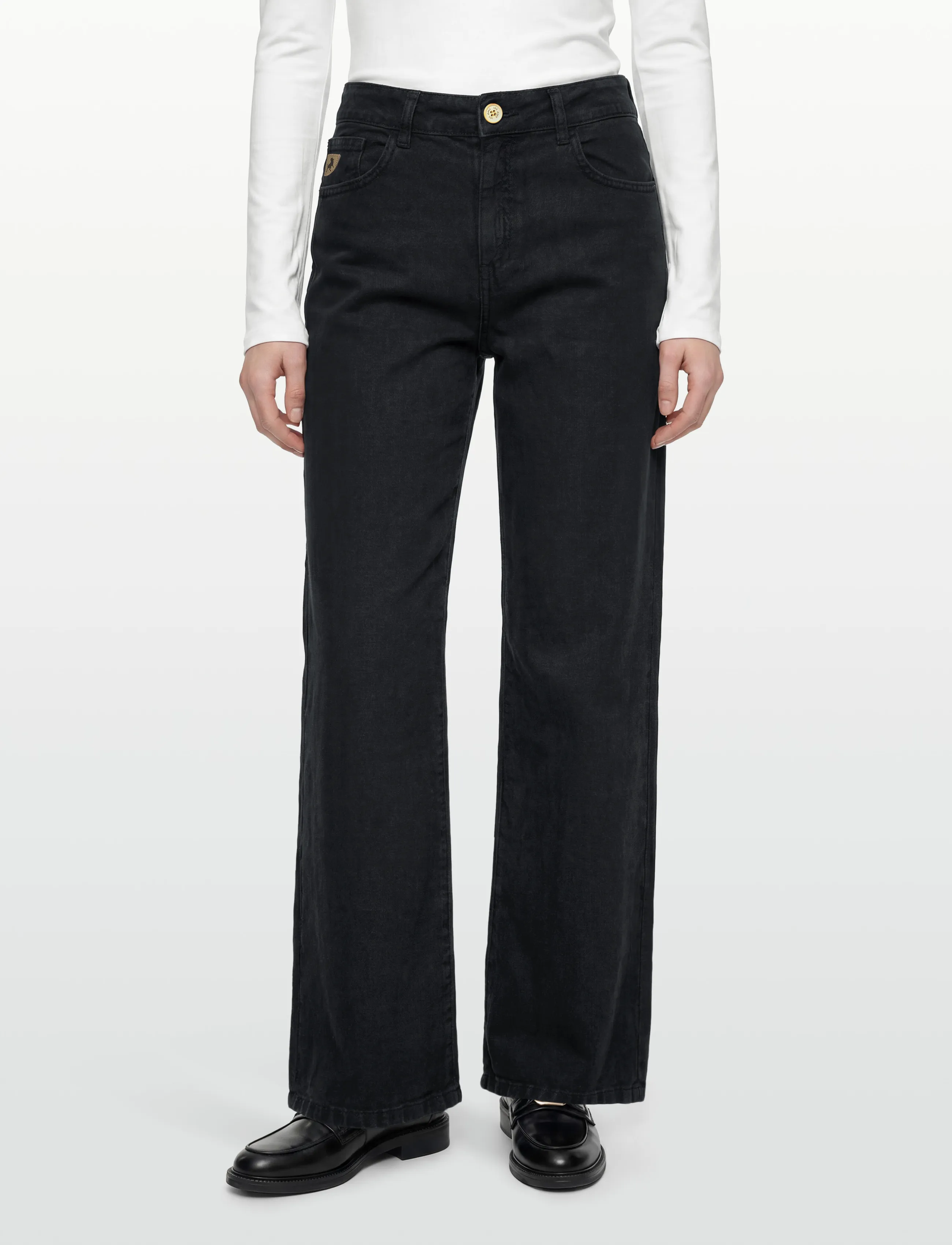 Lois Jeans - Culotte - culotte püksid - 8032 linen summer- 60 navy - 3