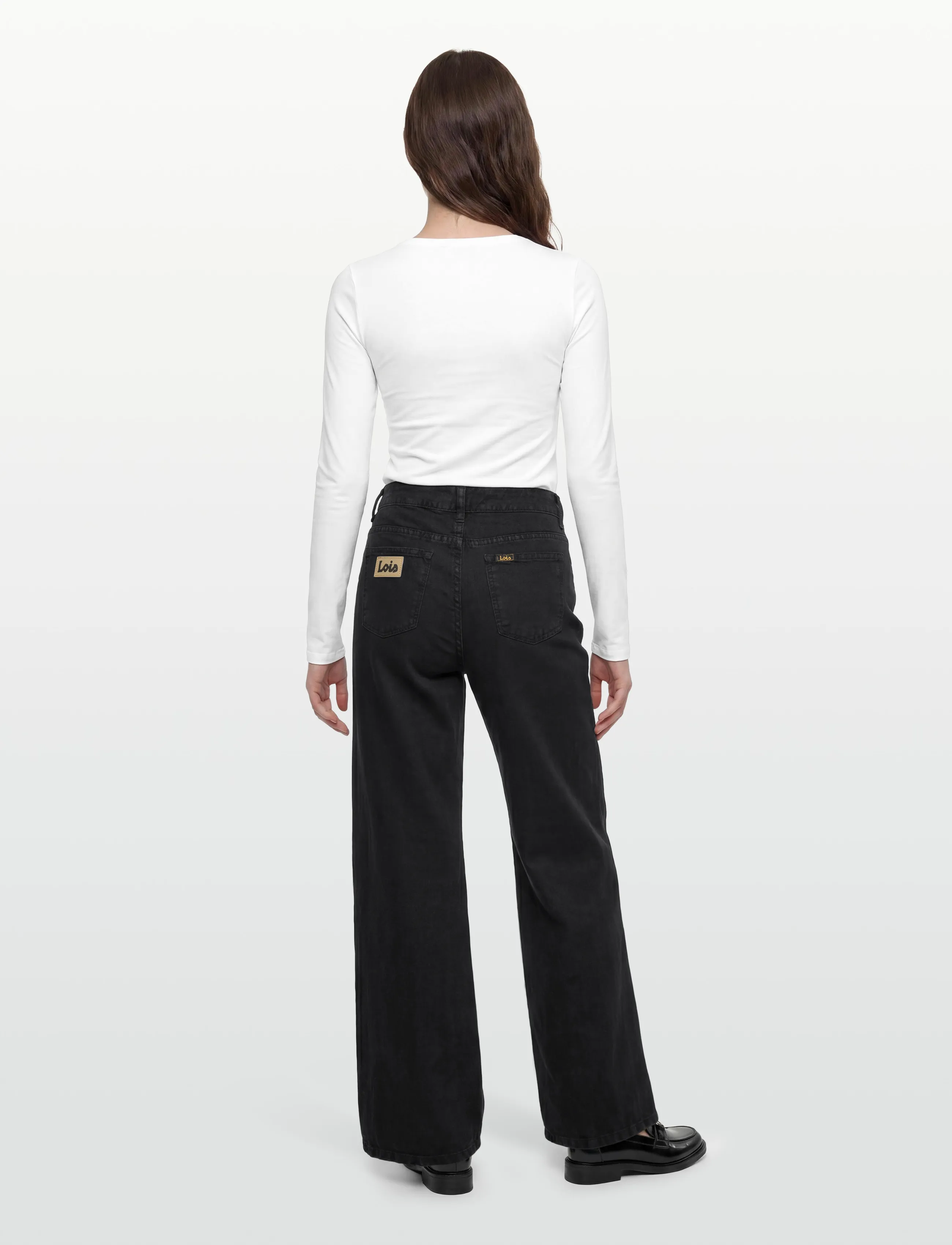 Lois Jeans - Culotte - culotte püksid - 8032 linen summer- 60 navy - 4