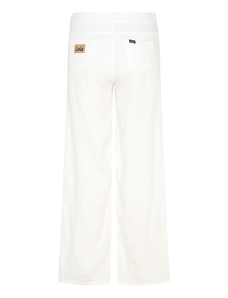 Lois Jeans - Culotte - culottes - 8032 linen summer- 01 white - 1