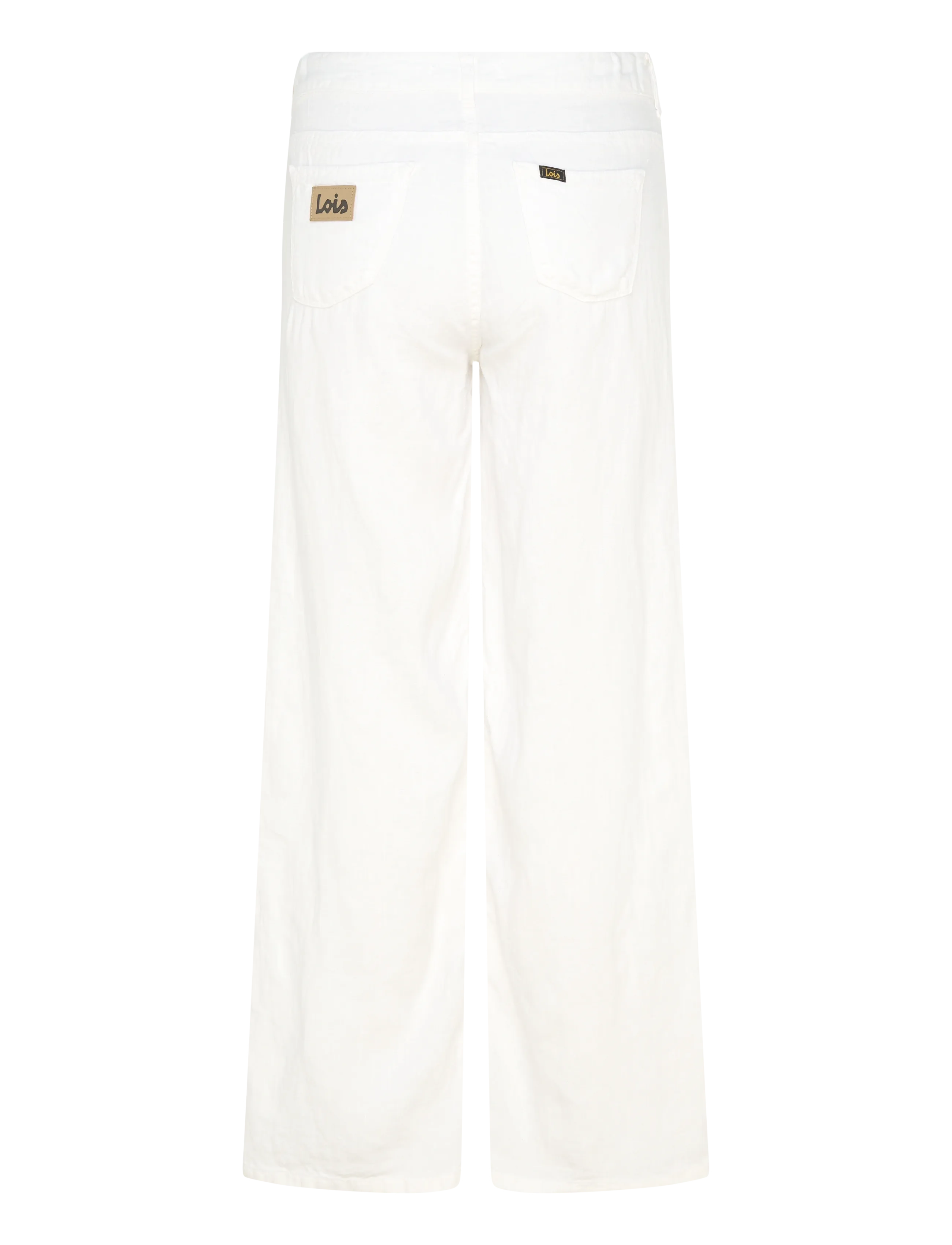 Lois Jeans - Culotte - culottes - 8032 linen summer- 01 white - 2
