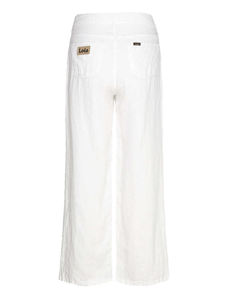 Lois Jeans - Culotte - linnebyxor - white - 2