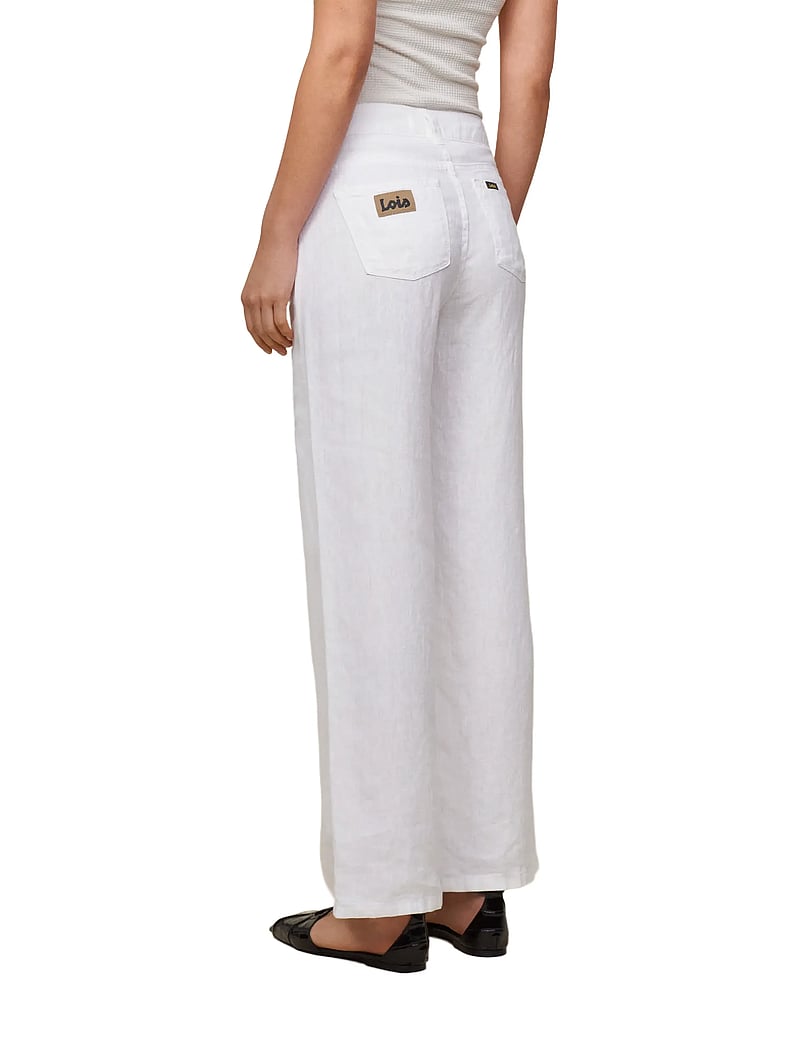 Lois Jeans - Culotte - linnebyxor - white - 3