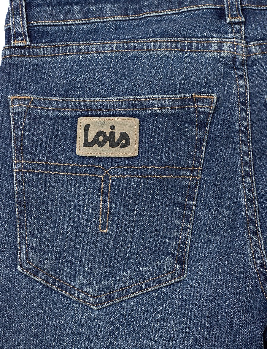 Lois Jeans - Beverly-R - utsvängda jeans - 8067 deeply blue stone - 4