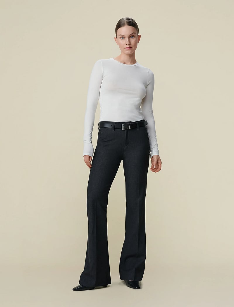 Lois Jeans - Silvia Suple - flare bukser - black - 5