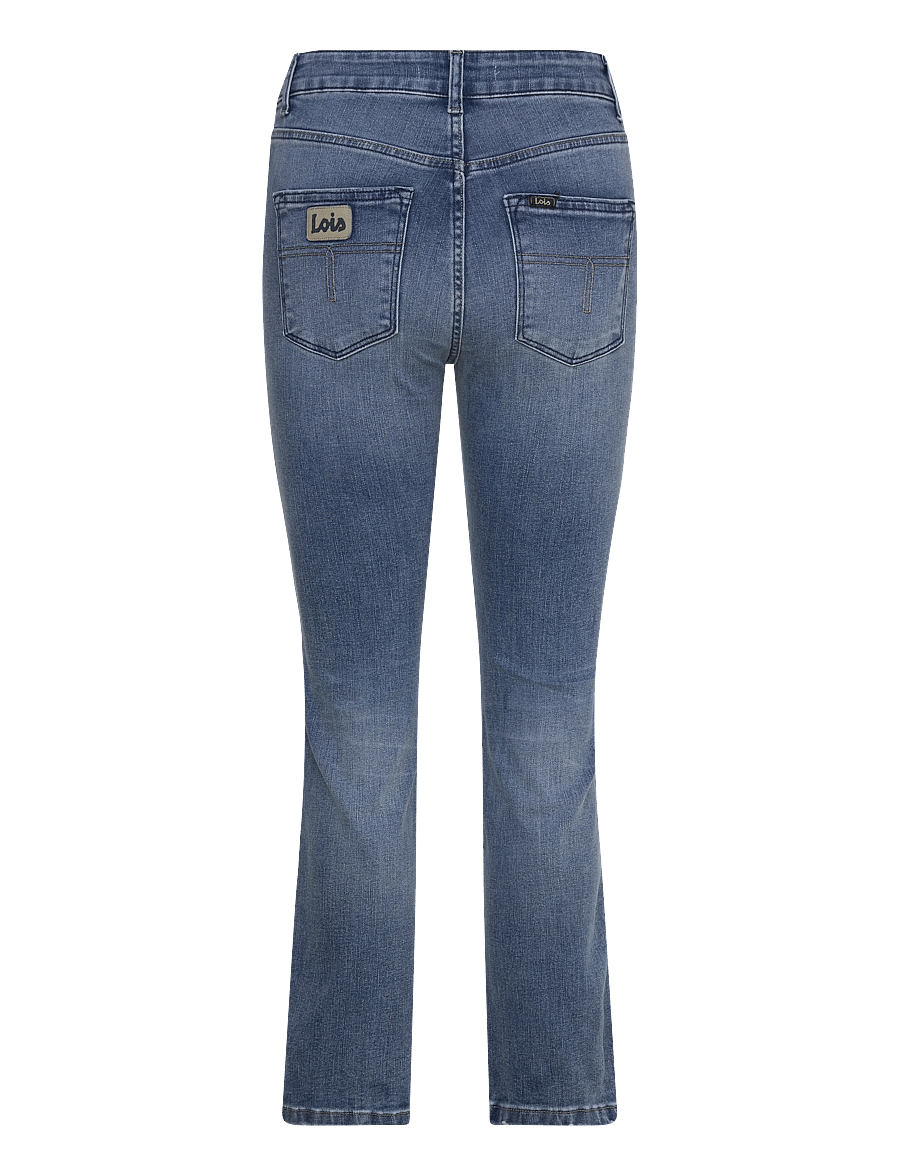 Lois Jeans - Malena-F - kitsad teksad - 5374 re ram cobalt - 1