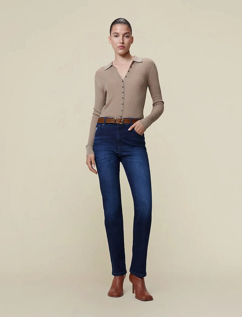 Lois Jeans - Malena-F 5707 Marconi Mist - utsvängda jeans - dark blue - 3