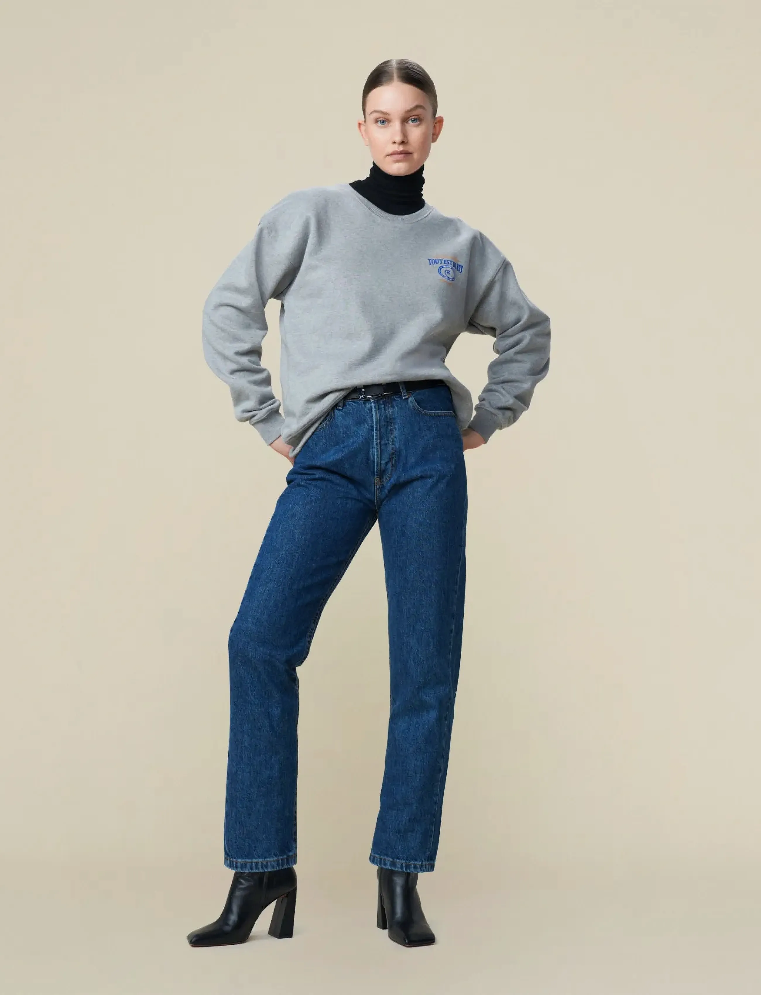 Lois Jeans Dana, 28 Regular, Jeans, Blau - Wide, Frauen