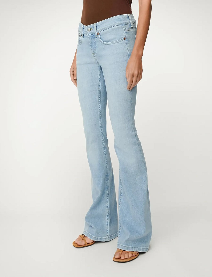Lois Jeans - Beverly 21 - flared jeans - 7909 hypersoft bleach - 0