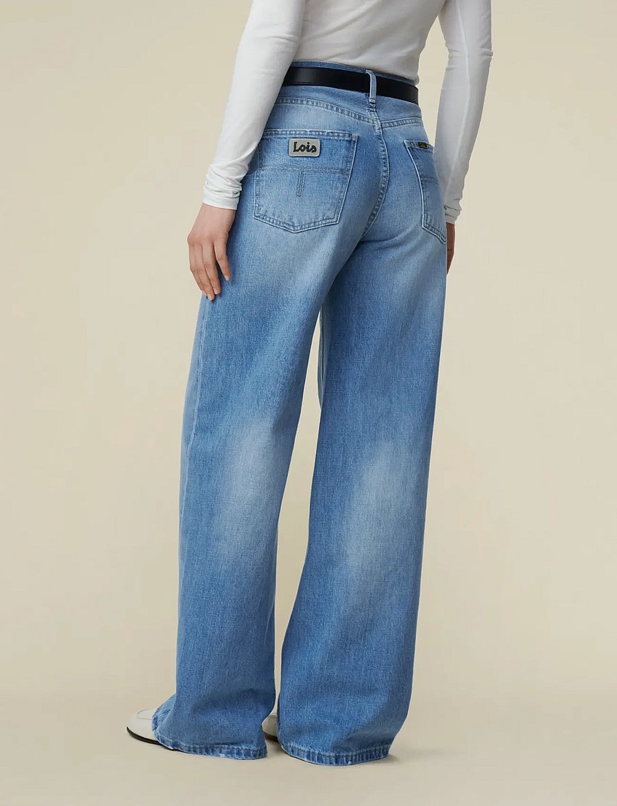 Lois Jeans - Skater Loose - wide leg jeans - miller pale - 3