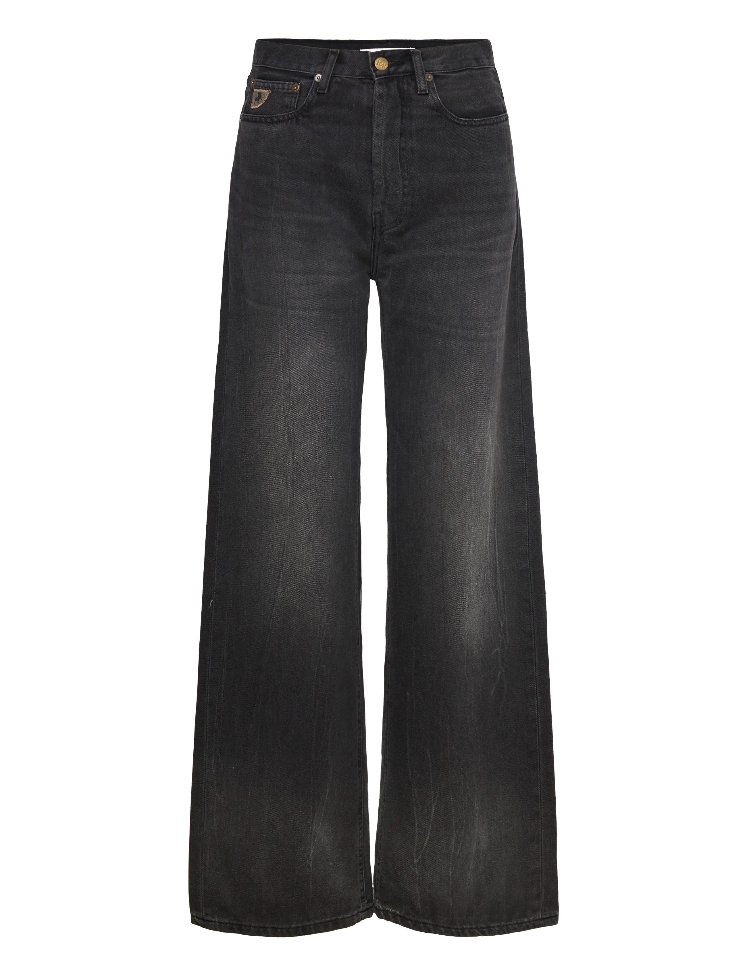 Lois Jeans Skater Loose - Tøj - COLE KHOL STONE / black