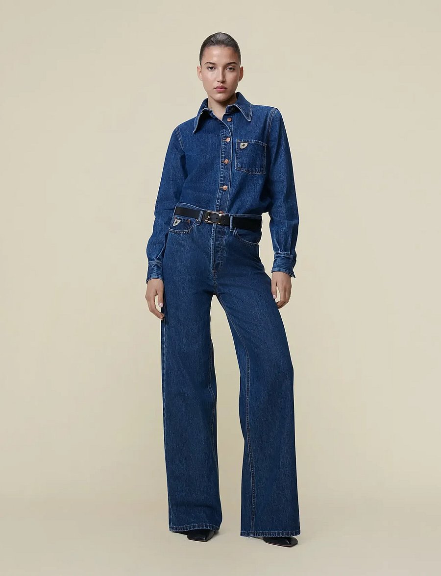 Lois Jeans - Skater Loose - wide leg jeans - jackson dark piedra - 0