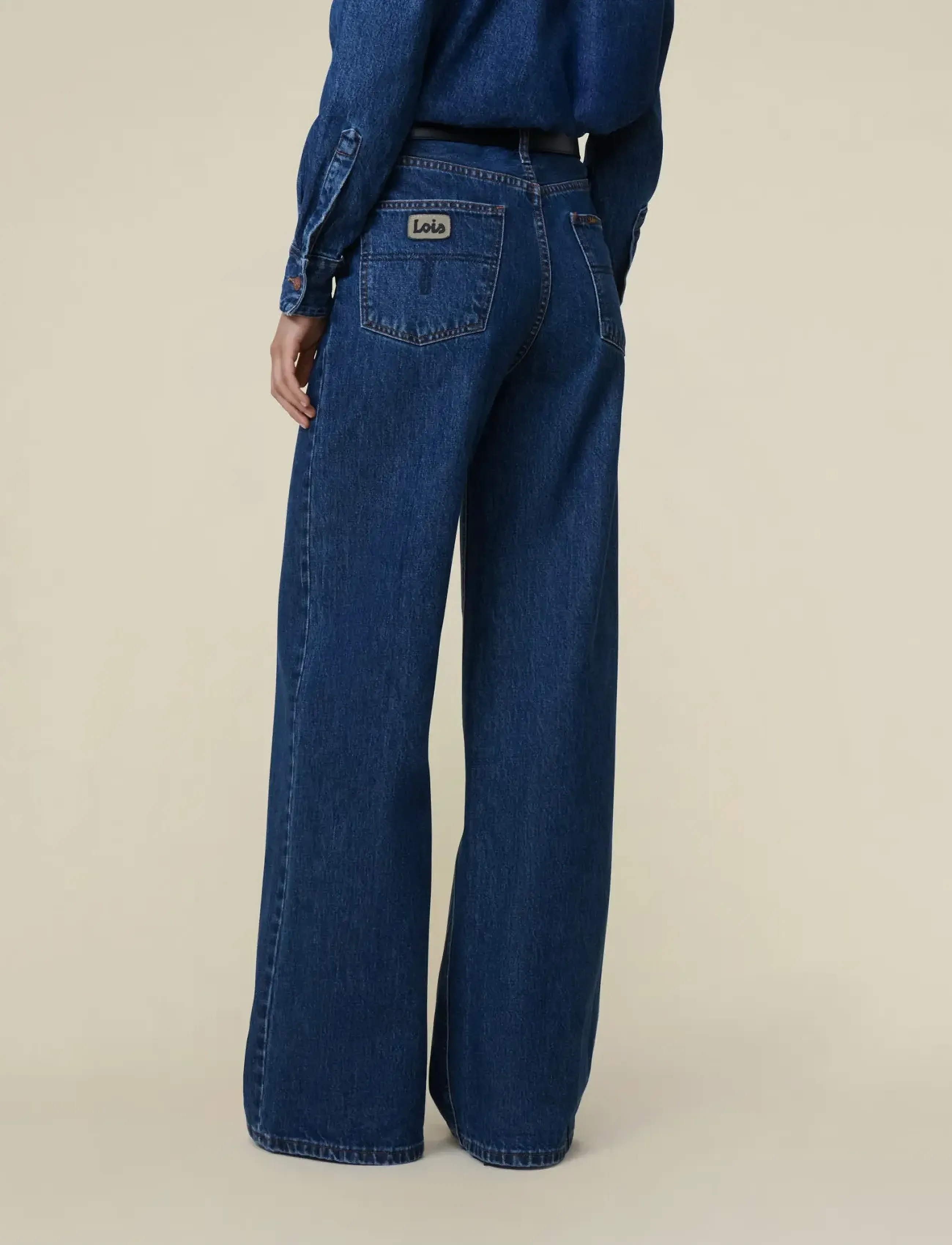 Lois Jeans - Skater Loose - jeans met wijde pijpen - jackson dark piedra - 4