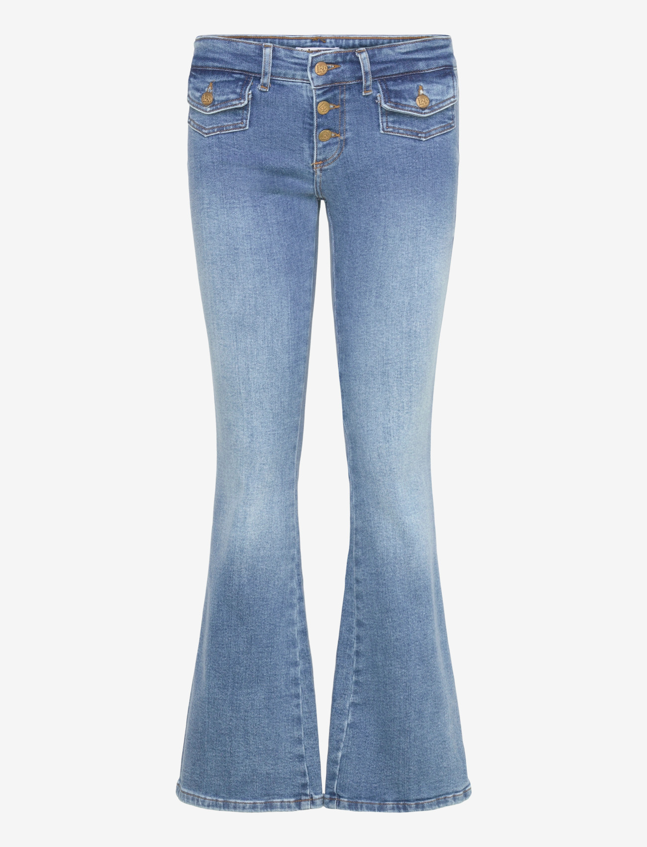 Lois Jeans - Yoko 22 - utsvängda jeans - 8047 mallow stone - 1