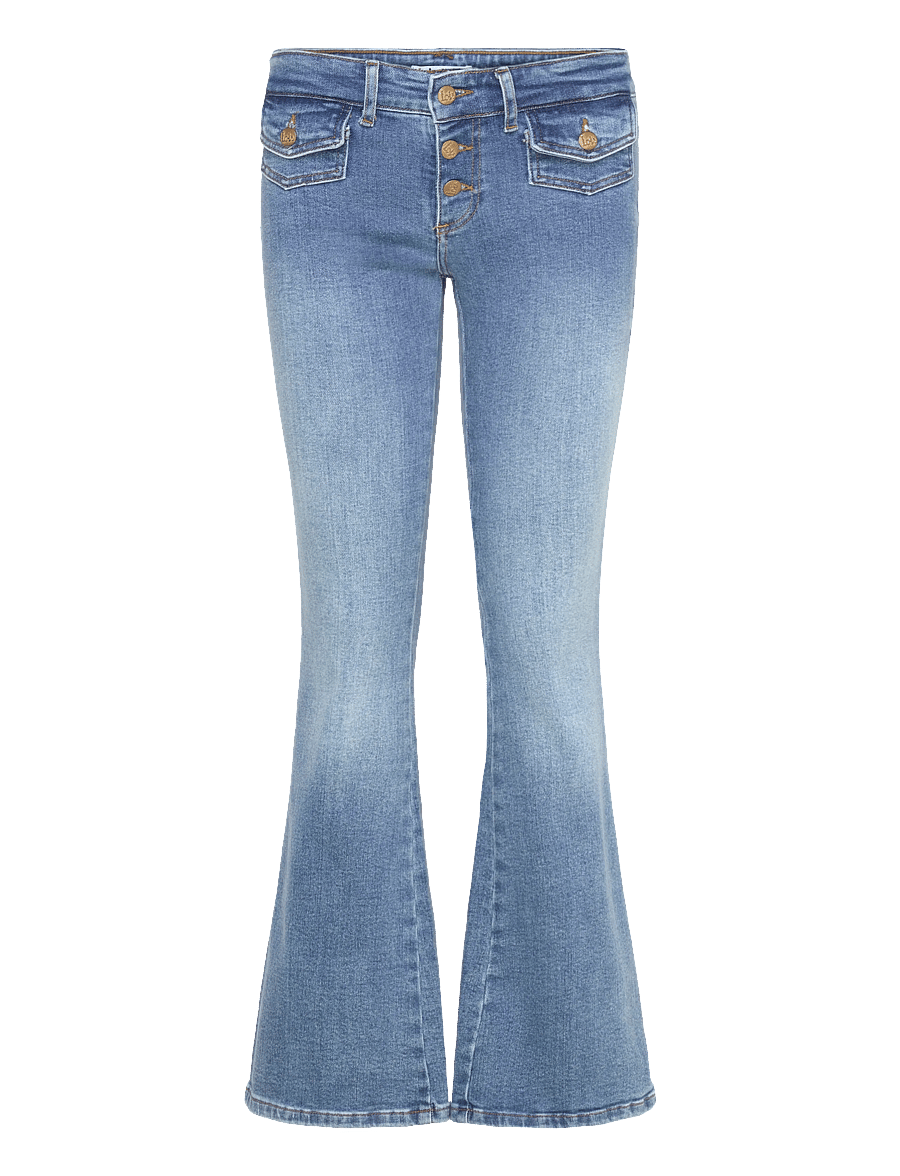 Lois Jeans - Yoko 22 - utsvängda jeans - 8047 mallow stone - 1