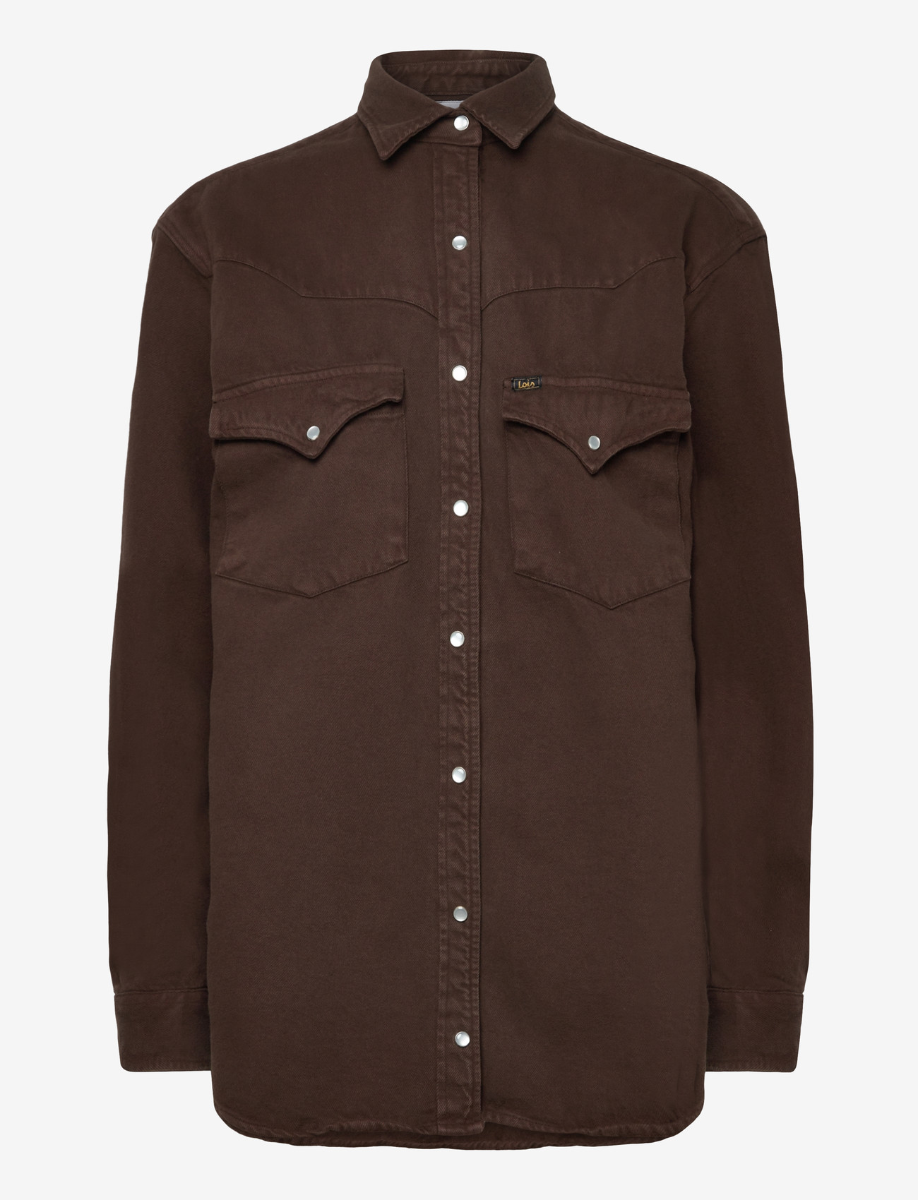 Lois Jeans - The Rafael - Sponge Good Stuff - jeansskjortor - 804 chesnut - 1