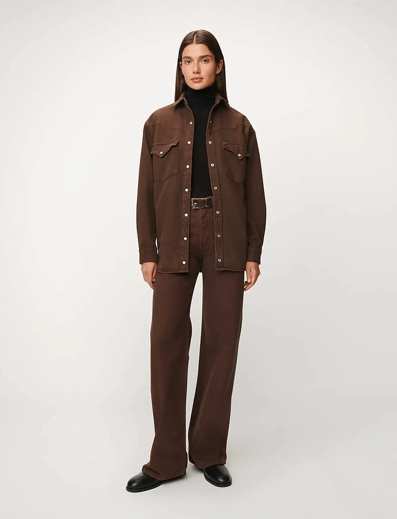 Lois Jeans - The Rafael - Sponge Good Stuff - jeansskjortor - 804 chesnut - 4