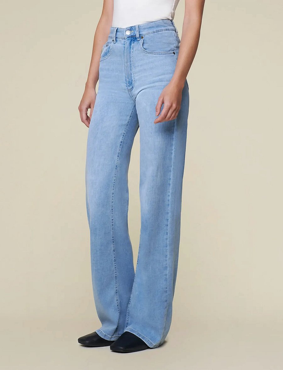 Lois Jeans - Rosa Brando Spring Break - hosen mit weitem bein - spring break stone - 0
