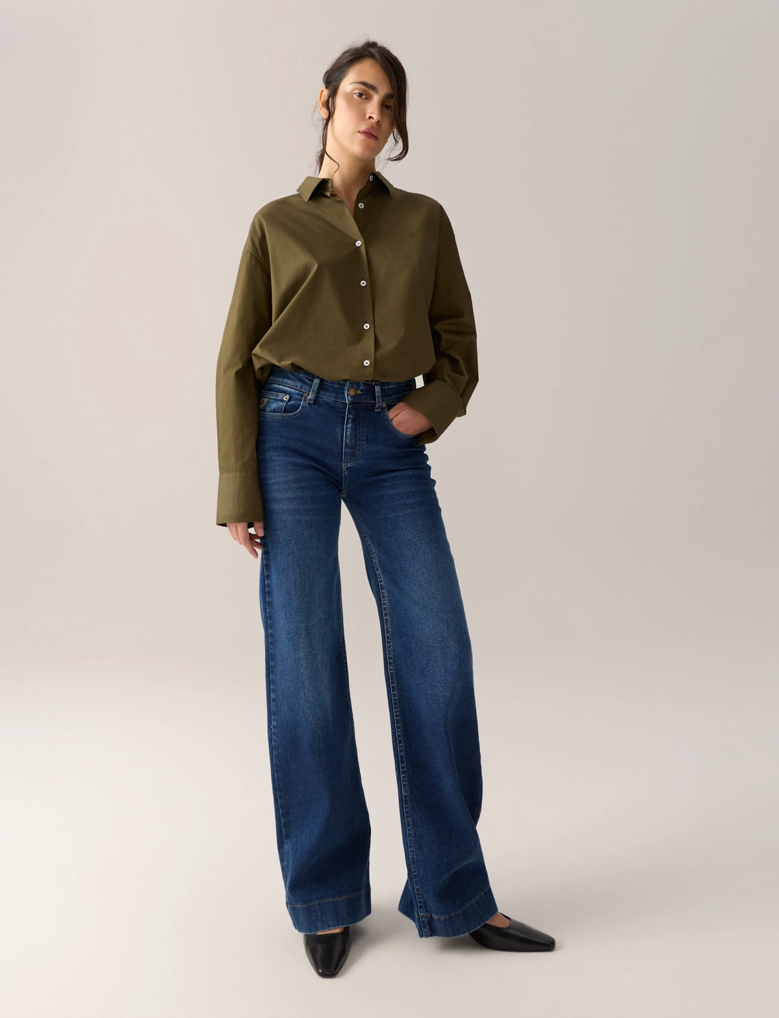 Lois Jeans - Lorna - vida jeans - 8060 mars darkstone - 5