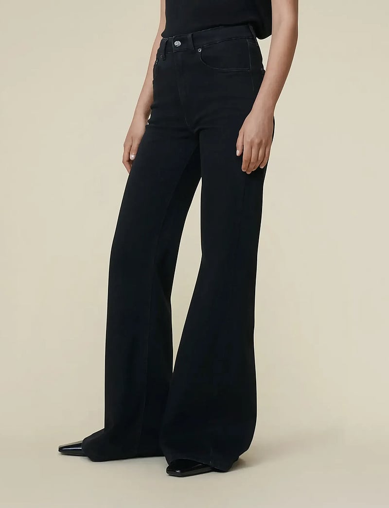 Lois Jeans - Palas - utsvängda jeans - mallow bob black - 3