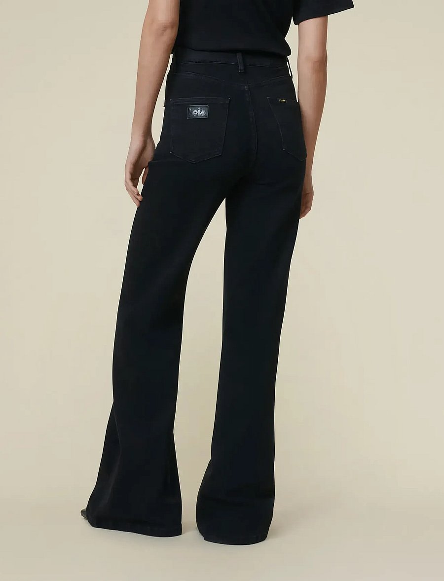 Lois Jeans - Palas - schlaghosen - mallow bob black - 4