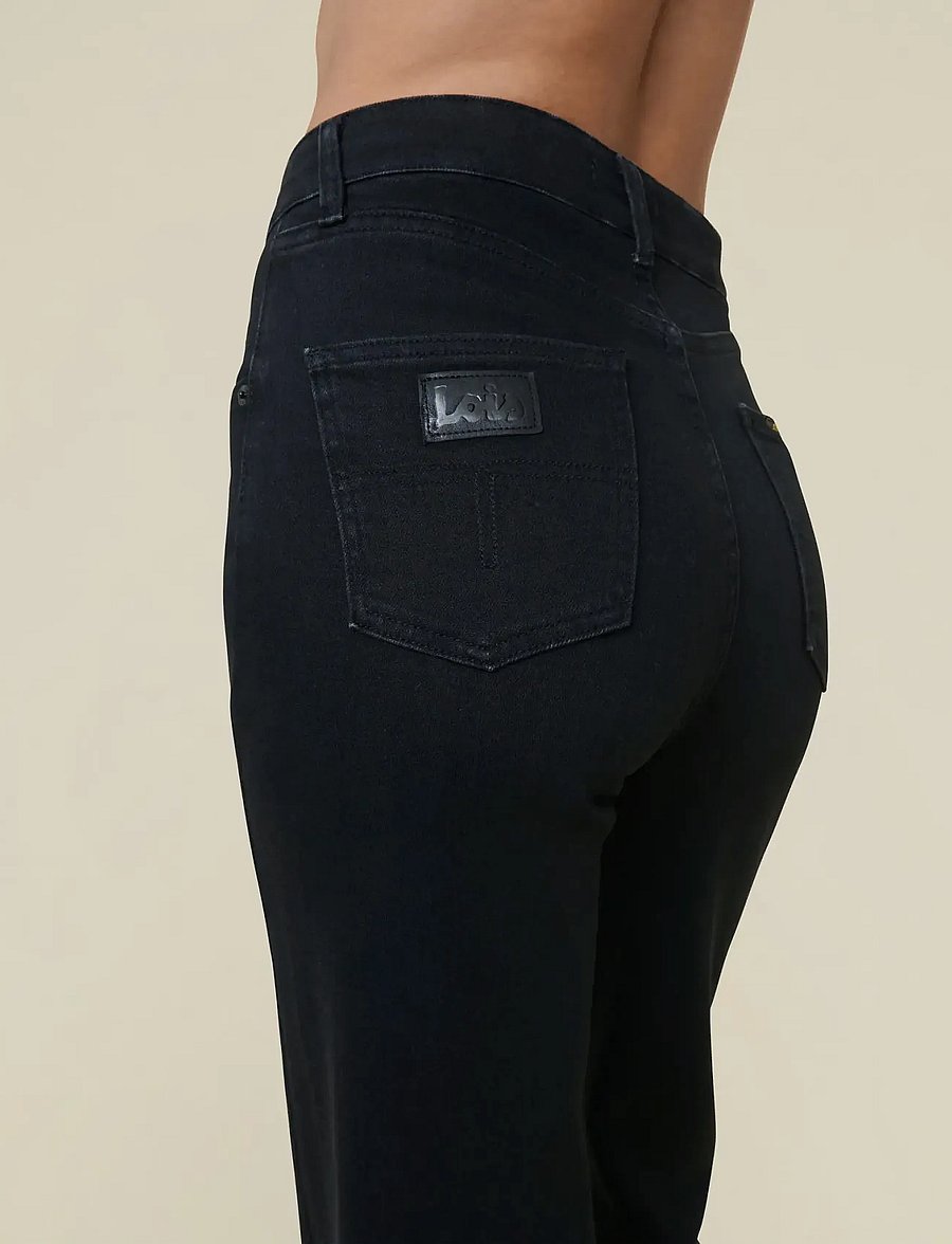 Lois Jeans - Palas - schlaghosen - mallow bob black - 5