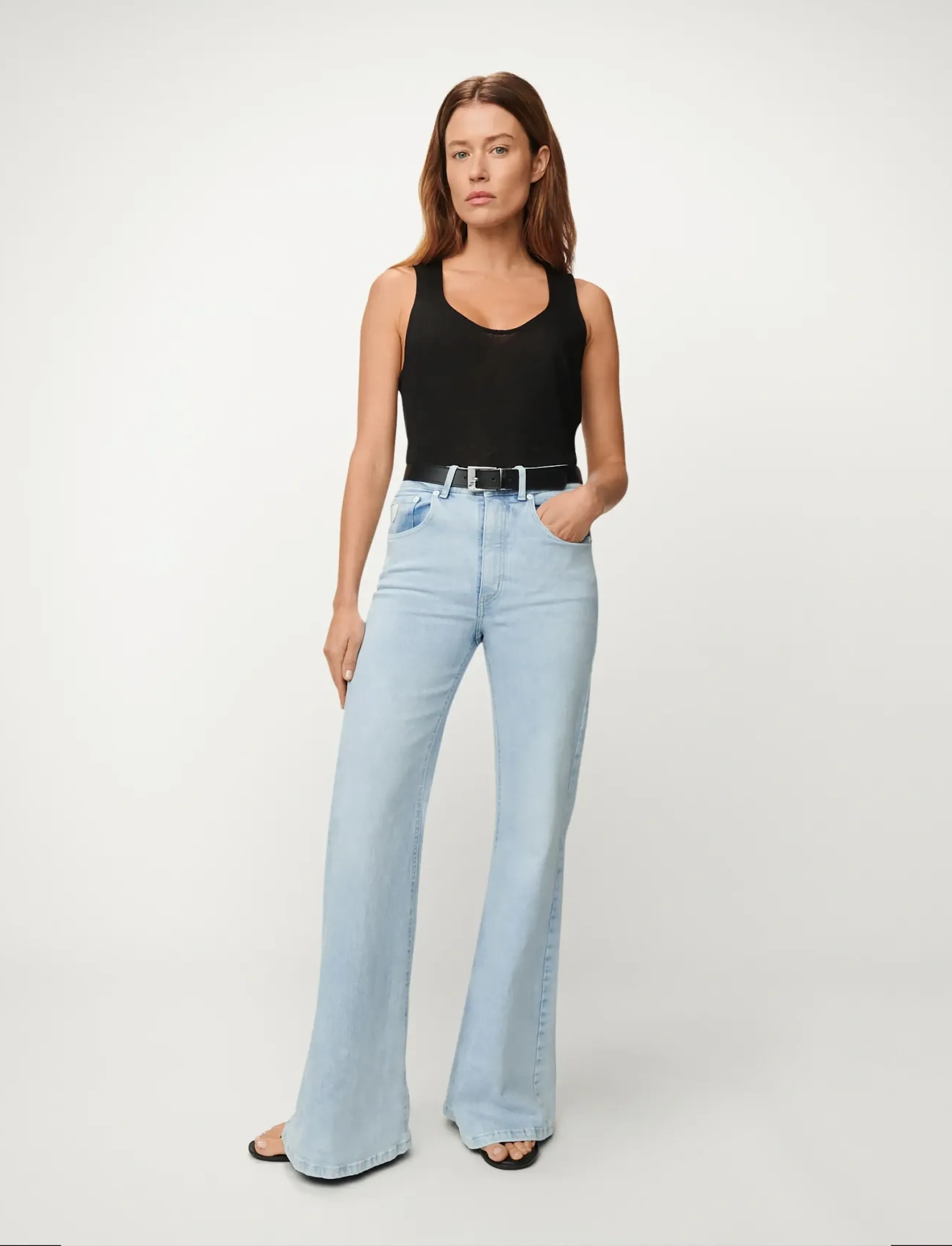 Lois Jeans - Palas - alt eriti laia säärega teksad - 7903 caspar baby bleach - 4
