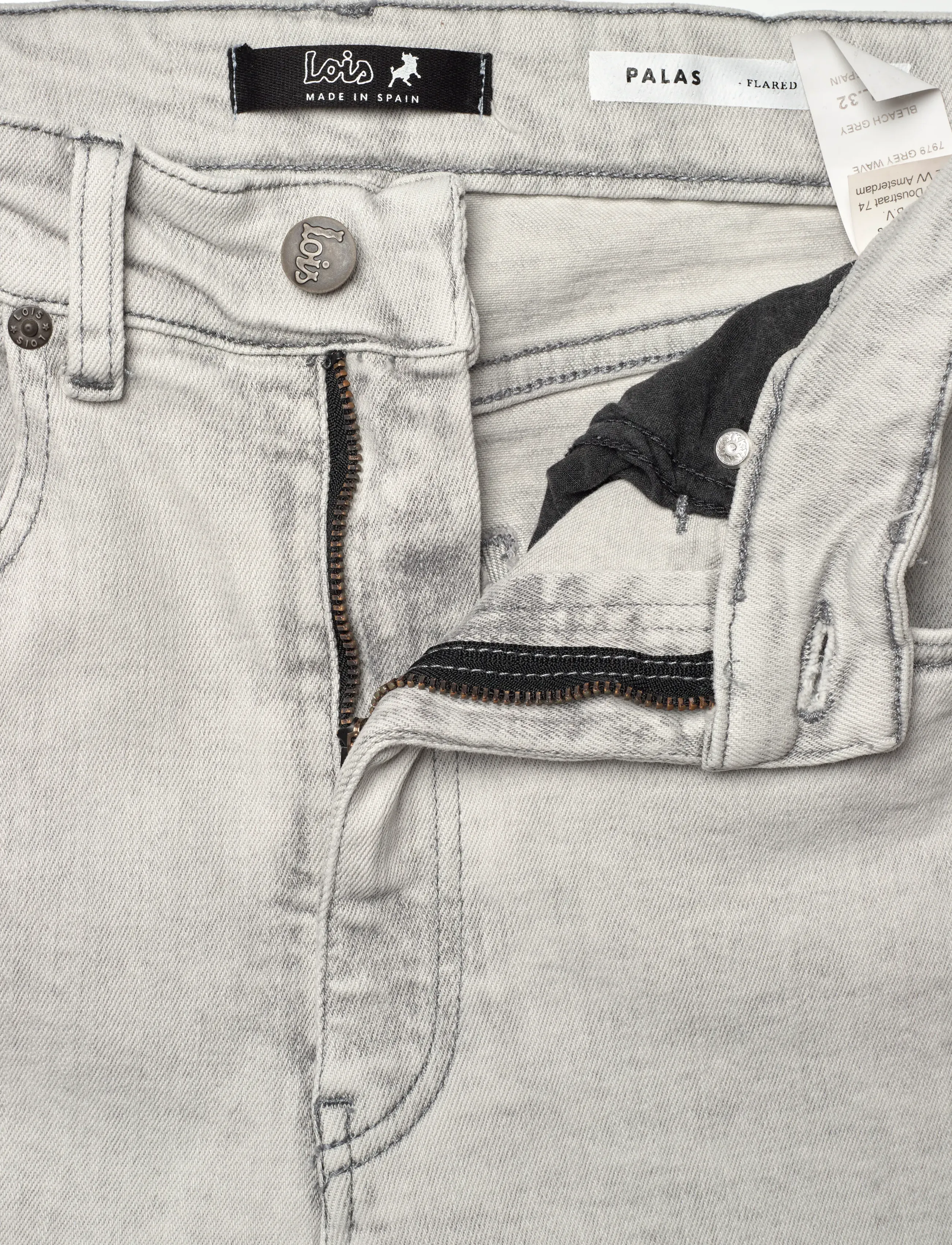 Lois Jeans - Palas - jeans évasés - 7979 grey wave - 3