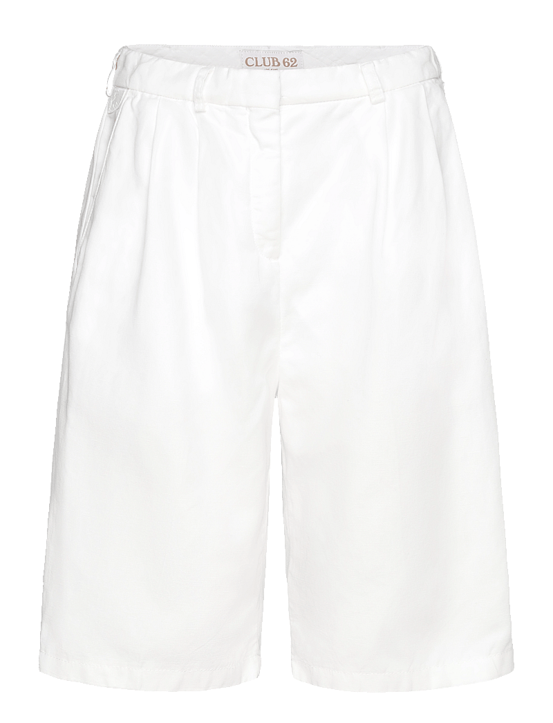 Lois Jeans - Clara Topo Bermuda - leinen-shorts - white - 0