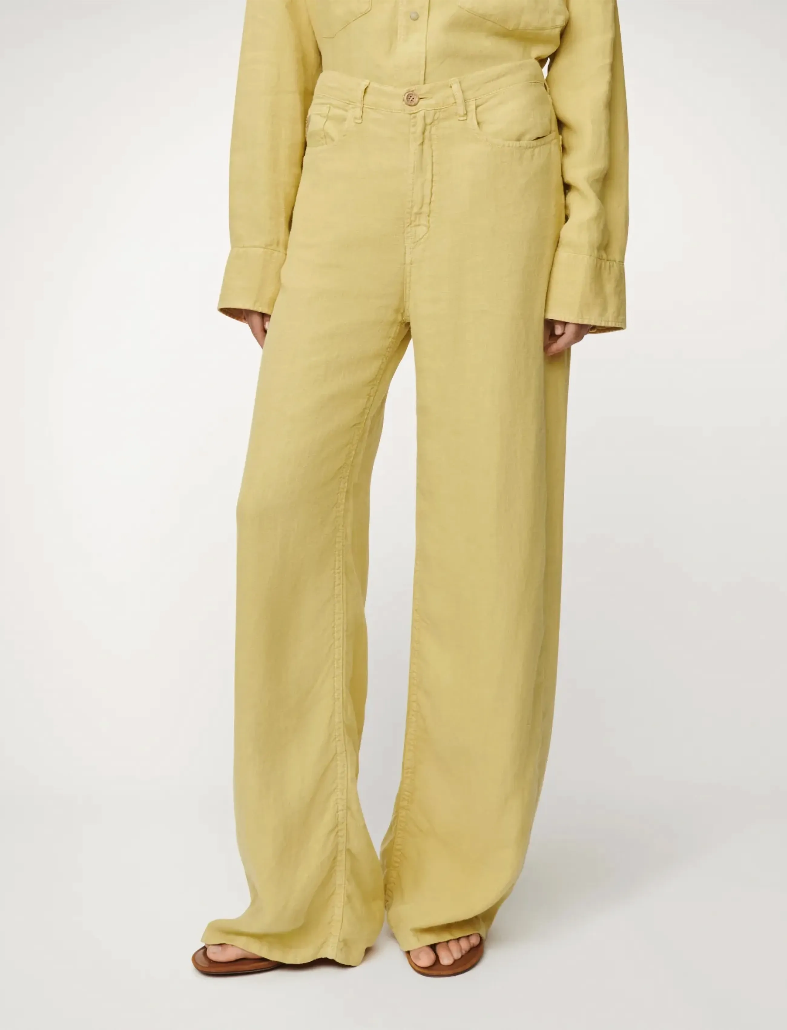 Lois Jeans - Skater Loose-Z - 7908 Aged Heavy Linen - pantalons larges - 820 golden haze - 3