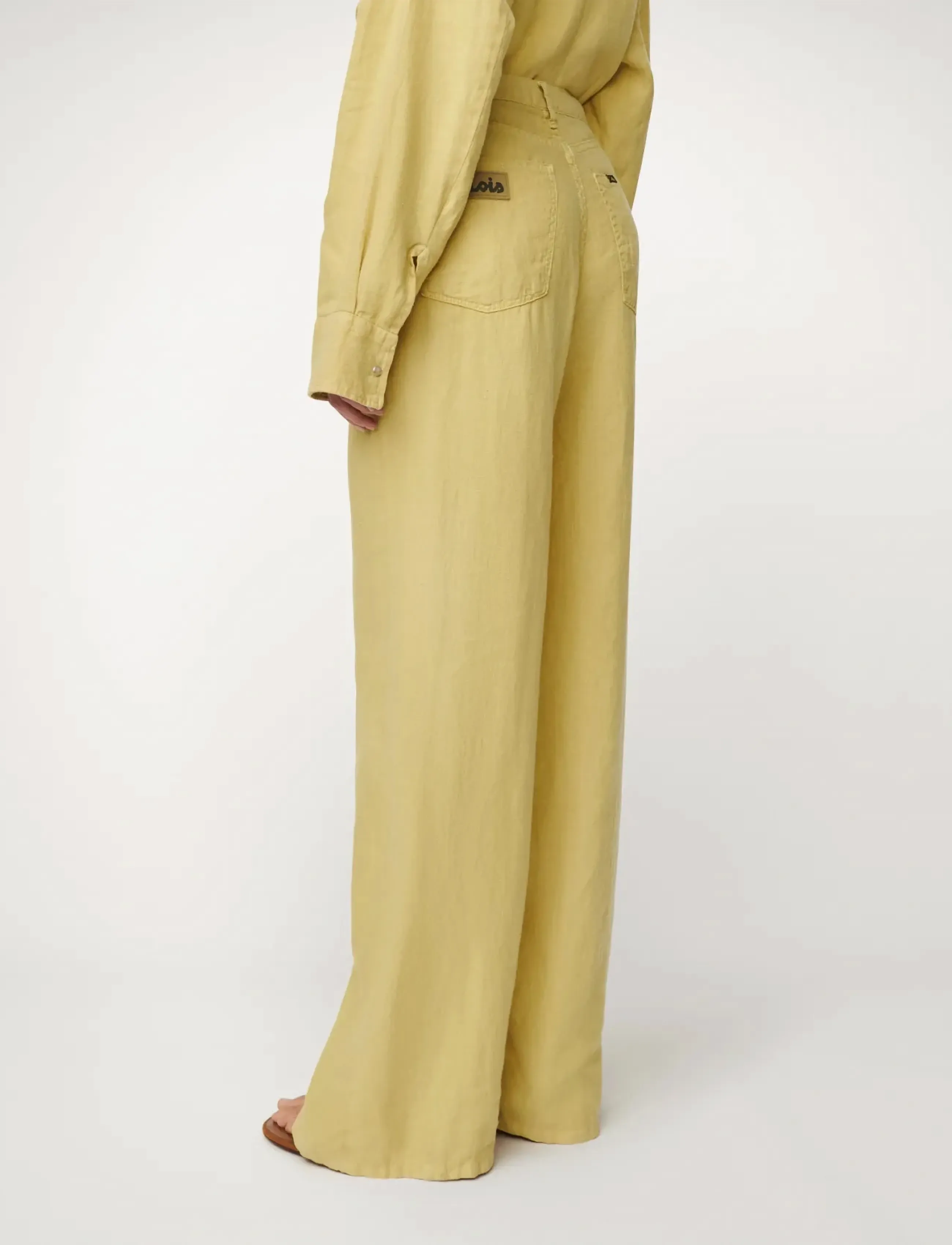 Lois Jeans - Skater Loose-Z - 7908 Aged Heavy Linen - pantalons larges - 820 golden haze - 4