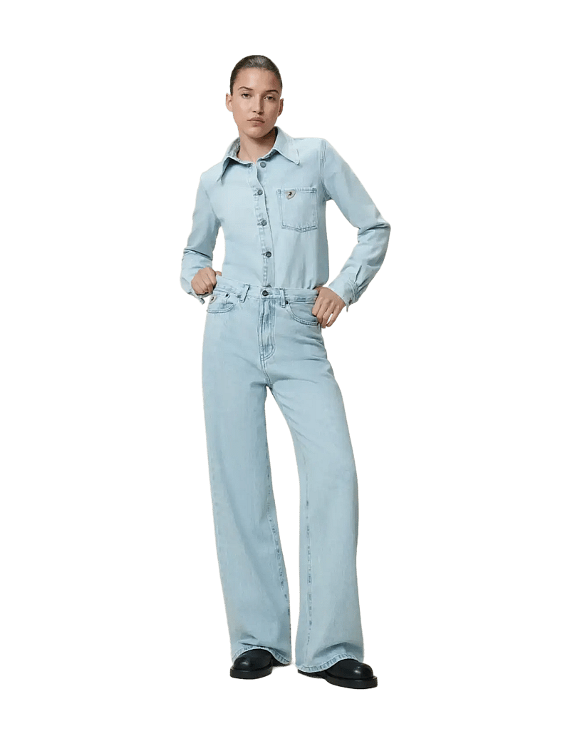 Lois Jeans - Skater Loose Z Mauroi Bright TGS - hosen mit weitem bein - snow bleached - 1