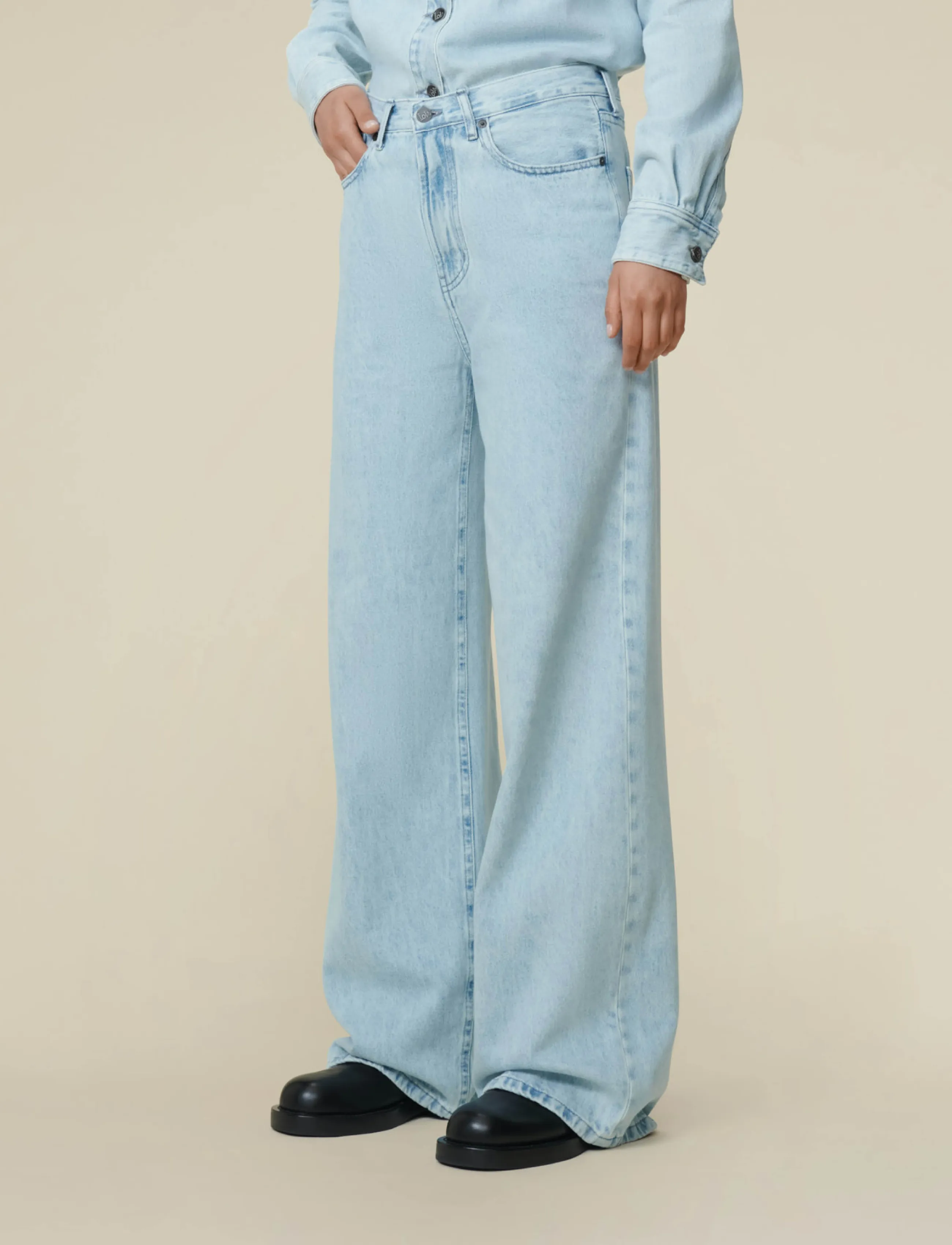 Lois Jeans - Skater Loose Z Mauroi Bright TGS - snow bleached - 2