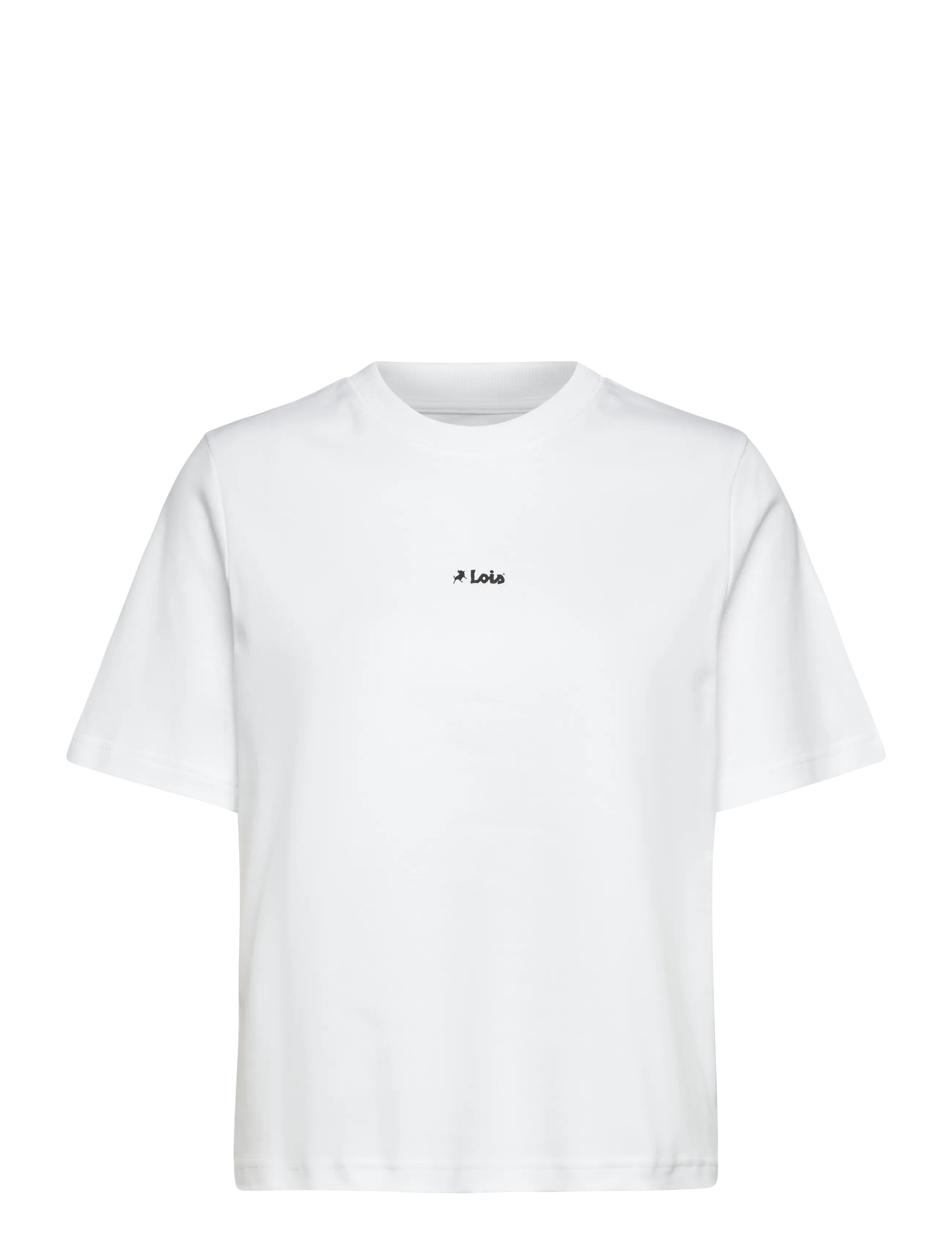 7422 LOIS CENTER - 01 WHITE - BLACK LOGO