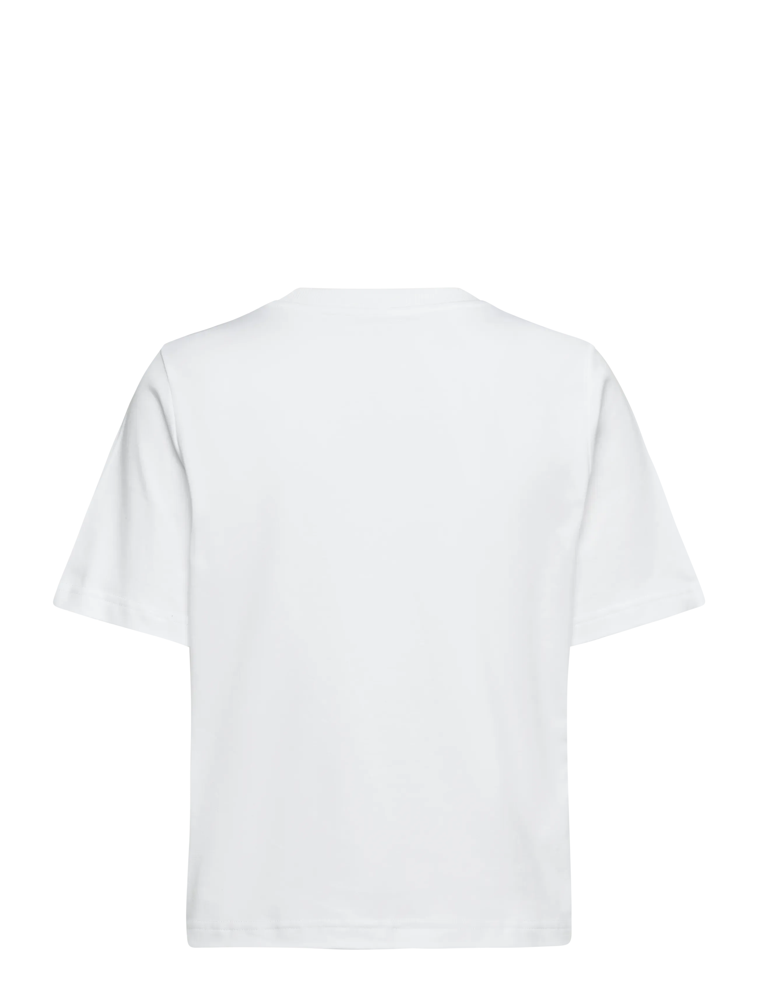 Lois Jeans - Cherry Tee - t-shirts - 7422 lois center - 01 white - black logo - 2
