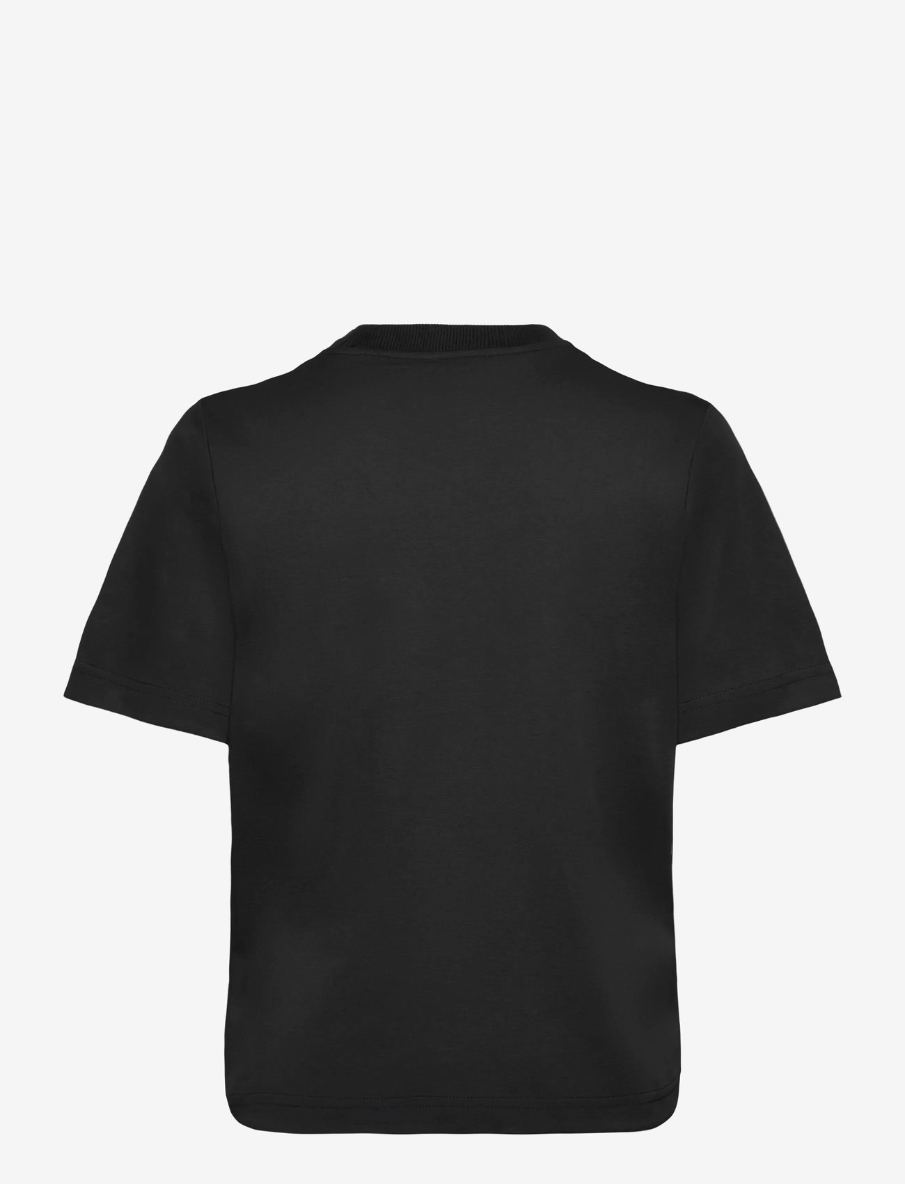 Lois Jeans - Cherry Tee - t-shirts - 7431 lois center - 99 black - white logo - 2