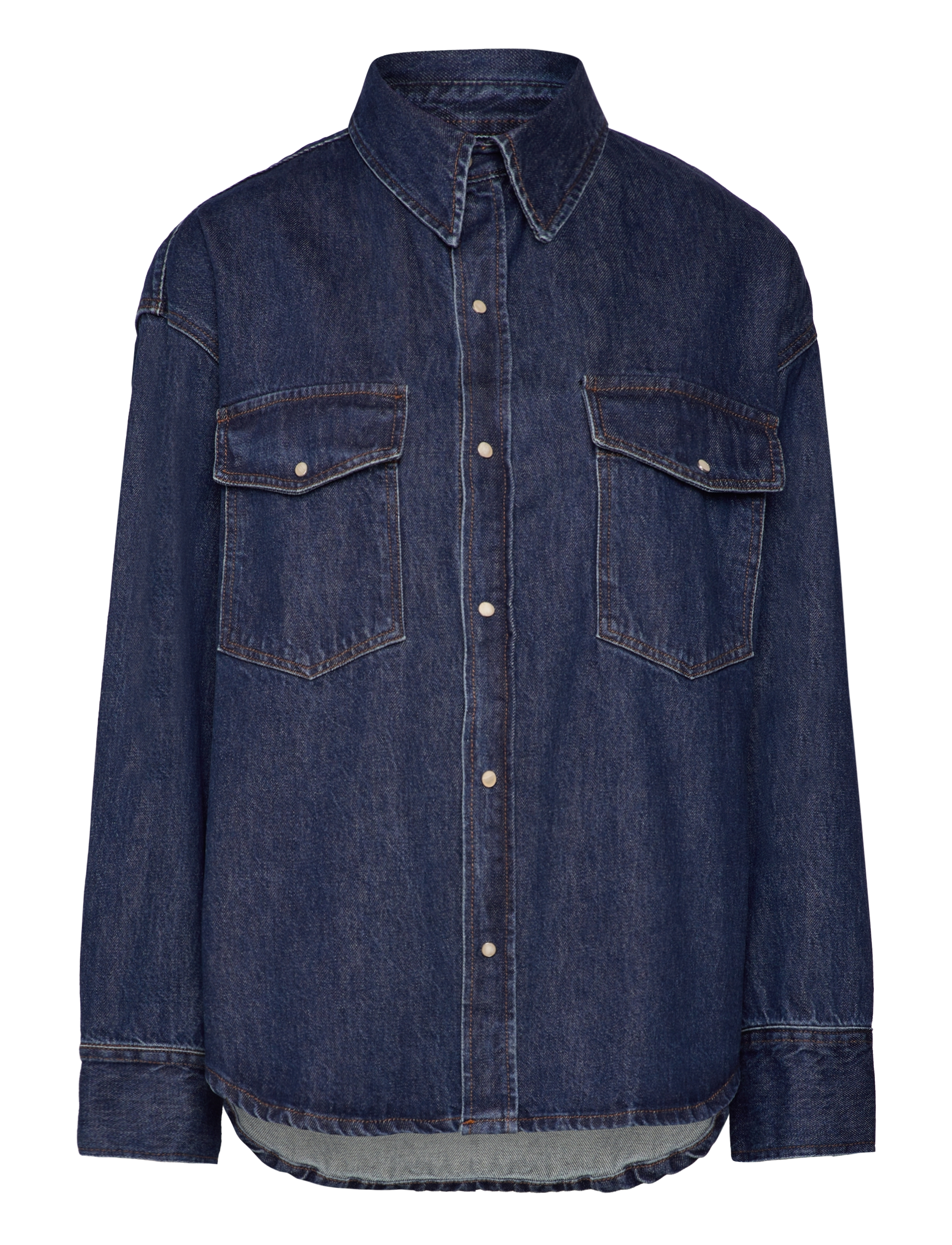 Lois Jeans Mia Shirt Jackson Stonewash, L, Shirts, Blau - Denim Frauen
