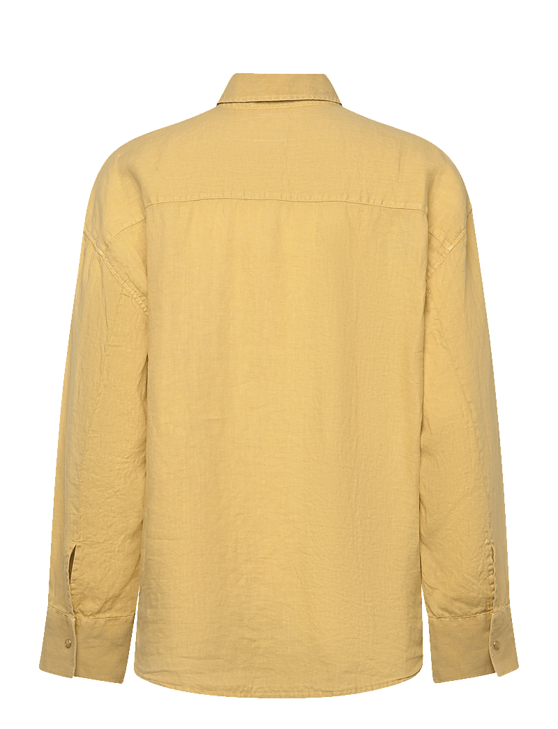 Lois Jeans - Mia Shirt - 7908 Aged Heavy Linen - leinenhemden - 820 golden haze - 2