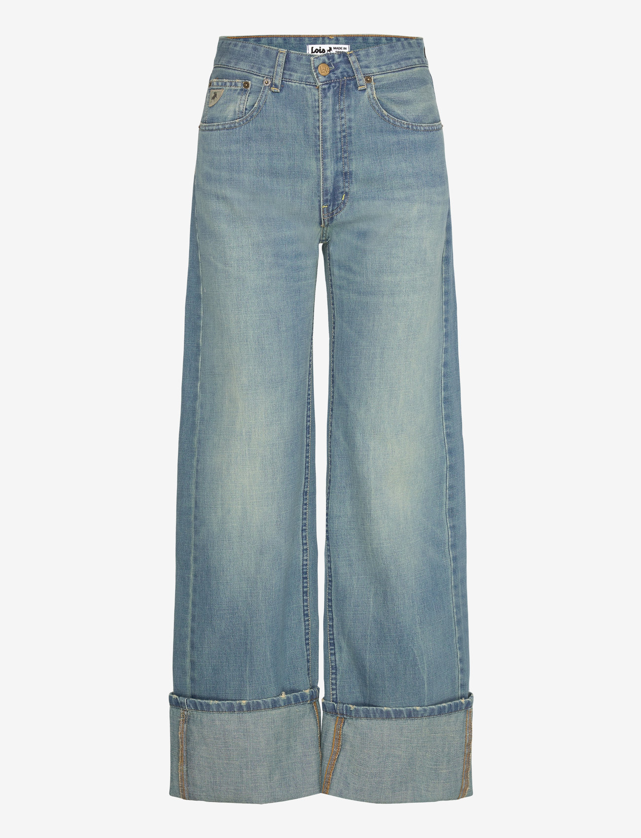 Lois Jeans - Rosa Turn Up Kros Regen Stone - vida jeans - veined green - 1