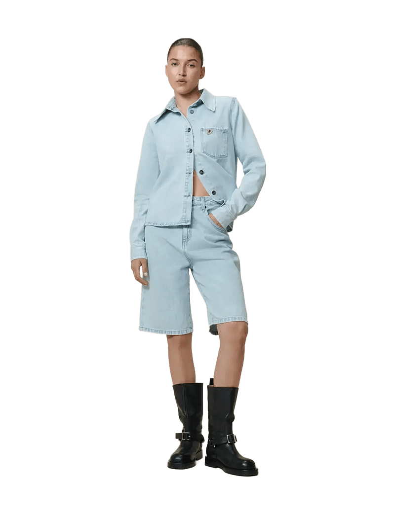 Lois Jeans - Camille Short Mauroi Bright TGS - bermudashorts - snow bleached - 1