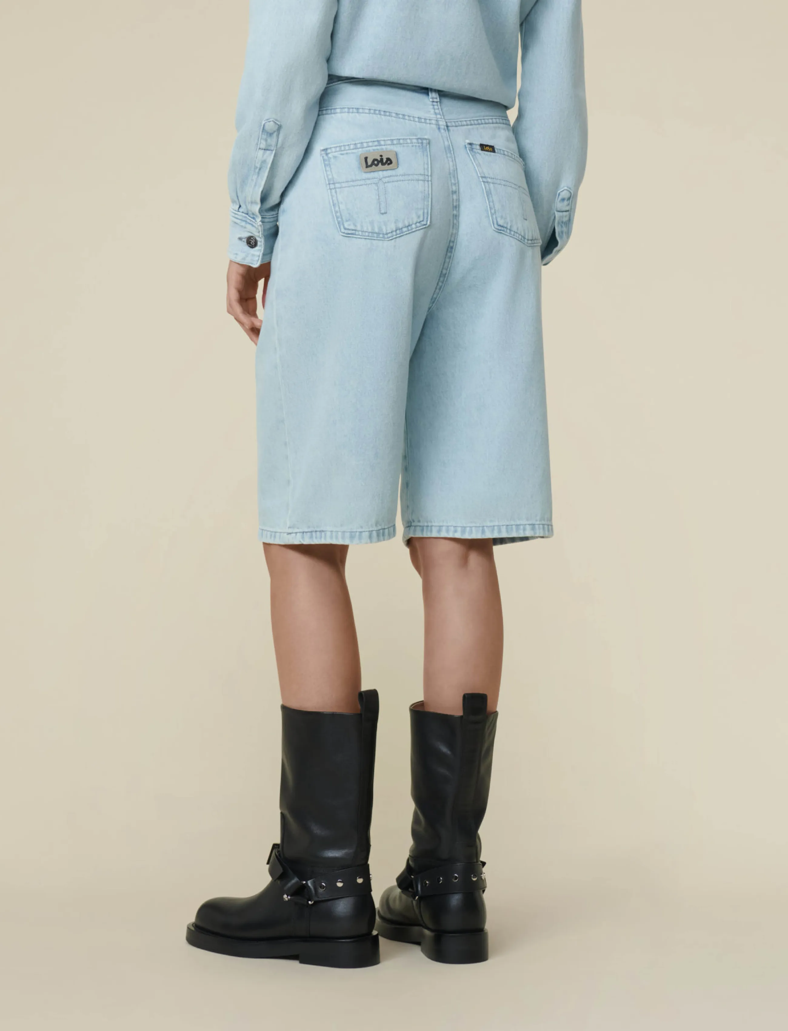 Lois Jeans - Camille Short Mauroi Bright TGS - snow bleached - 3
