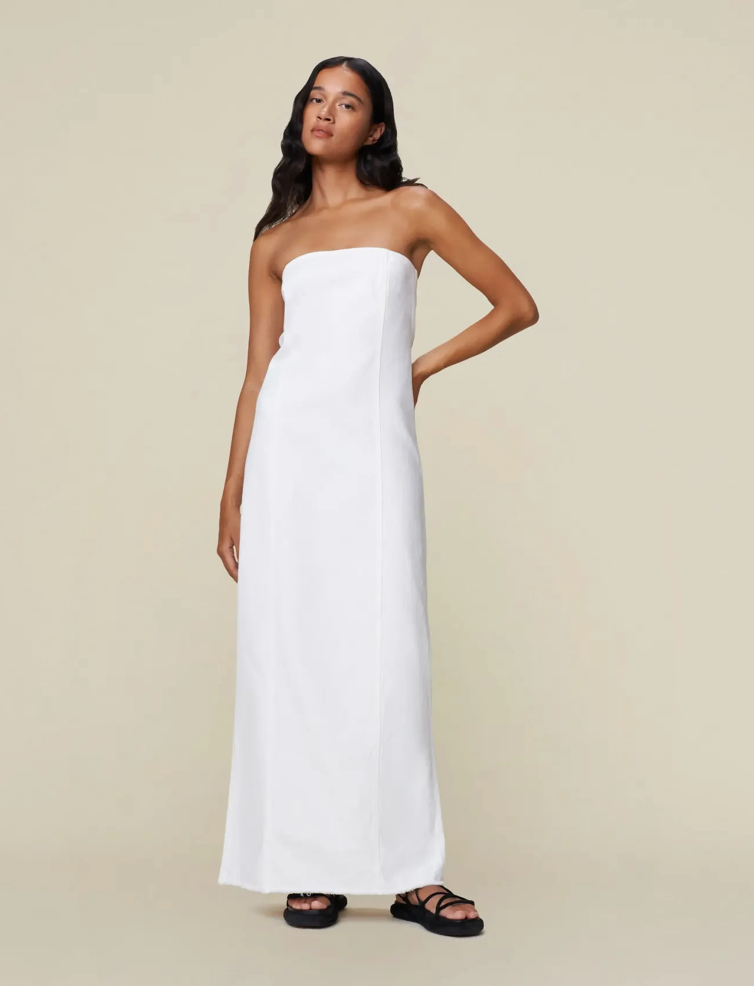 Lois Jeans Reba Otawa Dress, XL, Dresses, Weiß - Summer Frauen