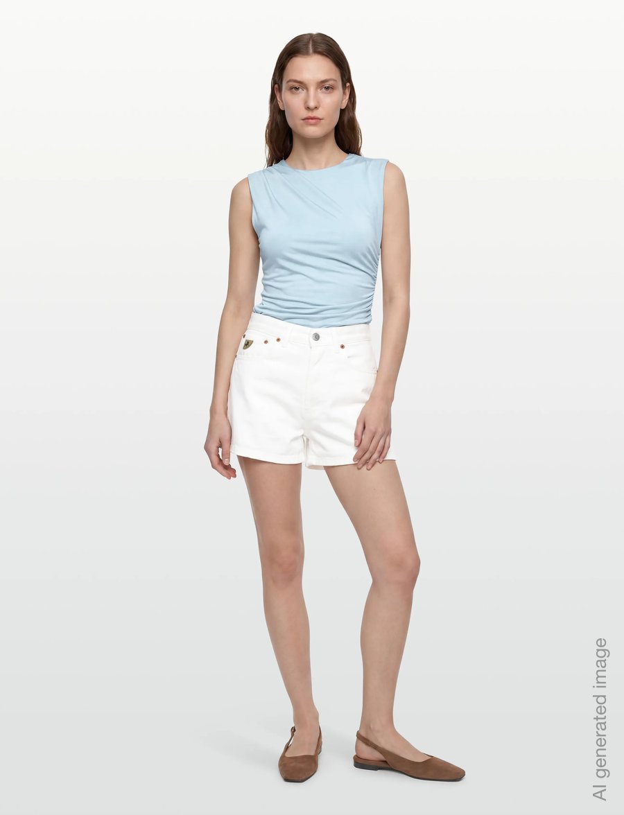 Lois Jeans - Sandra-C - jorts - 7920 omaha light white - 0