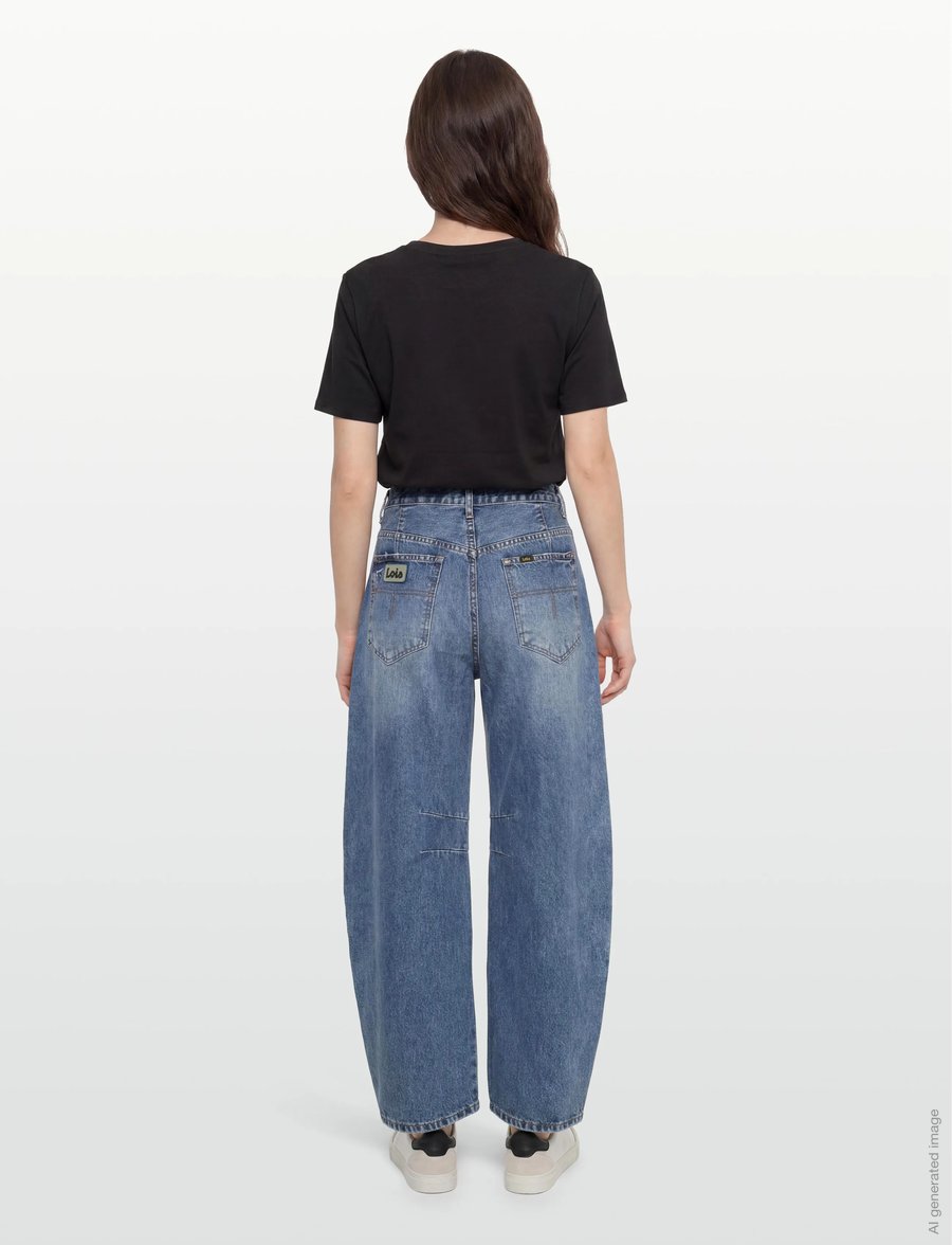 Lois Jeans - Aliana - barrel jeans - 7897 jackson stone - 4