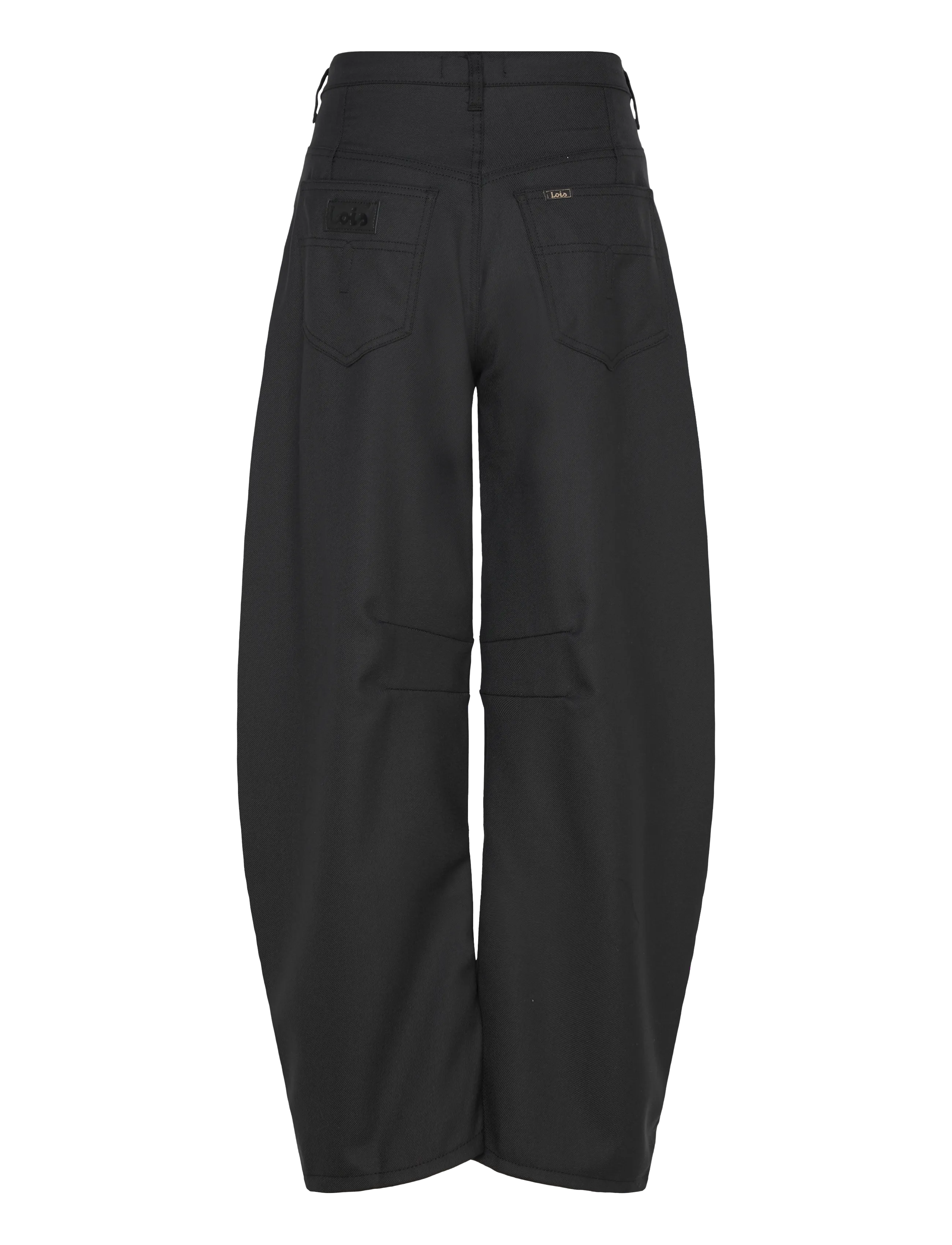 Lois Jeans - Aliana - barrel-teksad - 8054 caster fleece black - 2